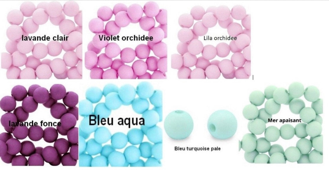 Bracelet Perles à Personnaliser - Couleurs 26 à 32