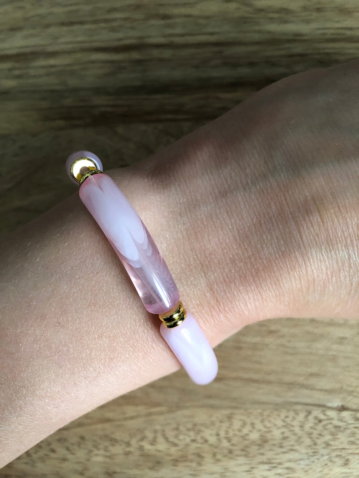 Bracelets Tubes - Rose ou Bleu