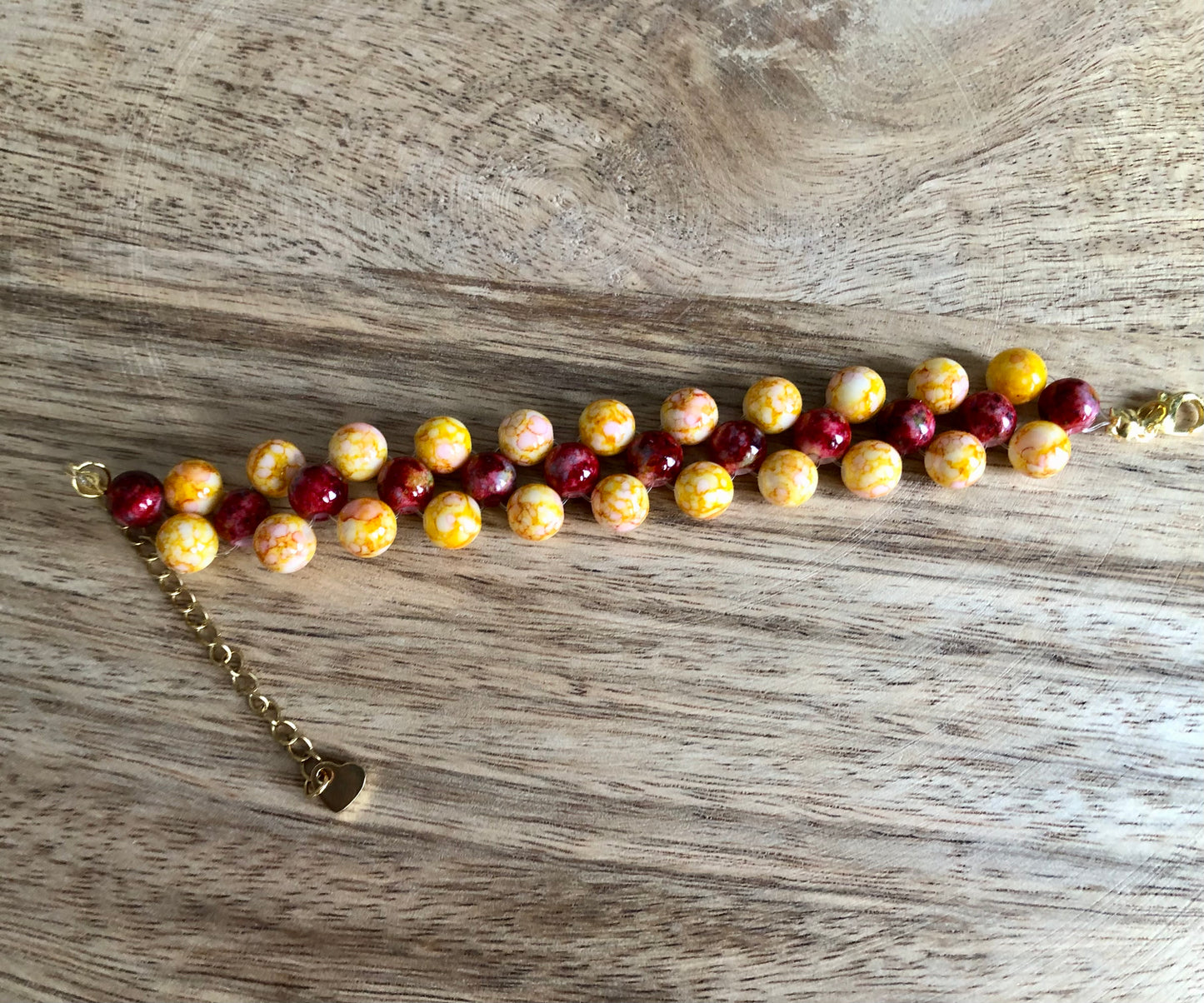 Bracelets Jasper - Rouges & Jaunes