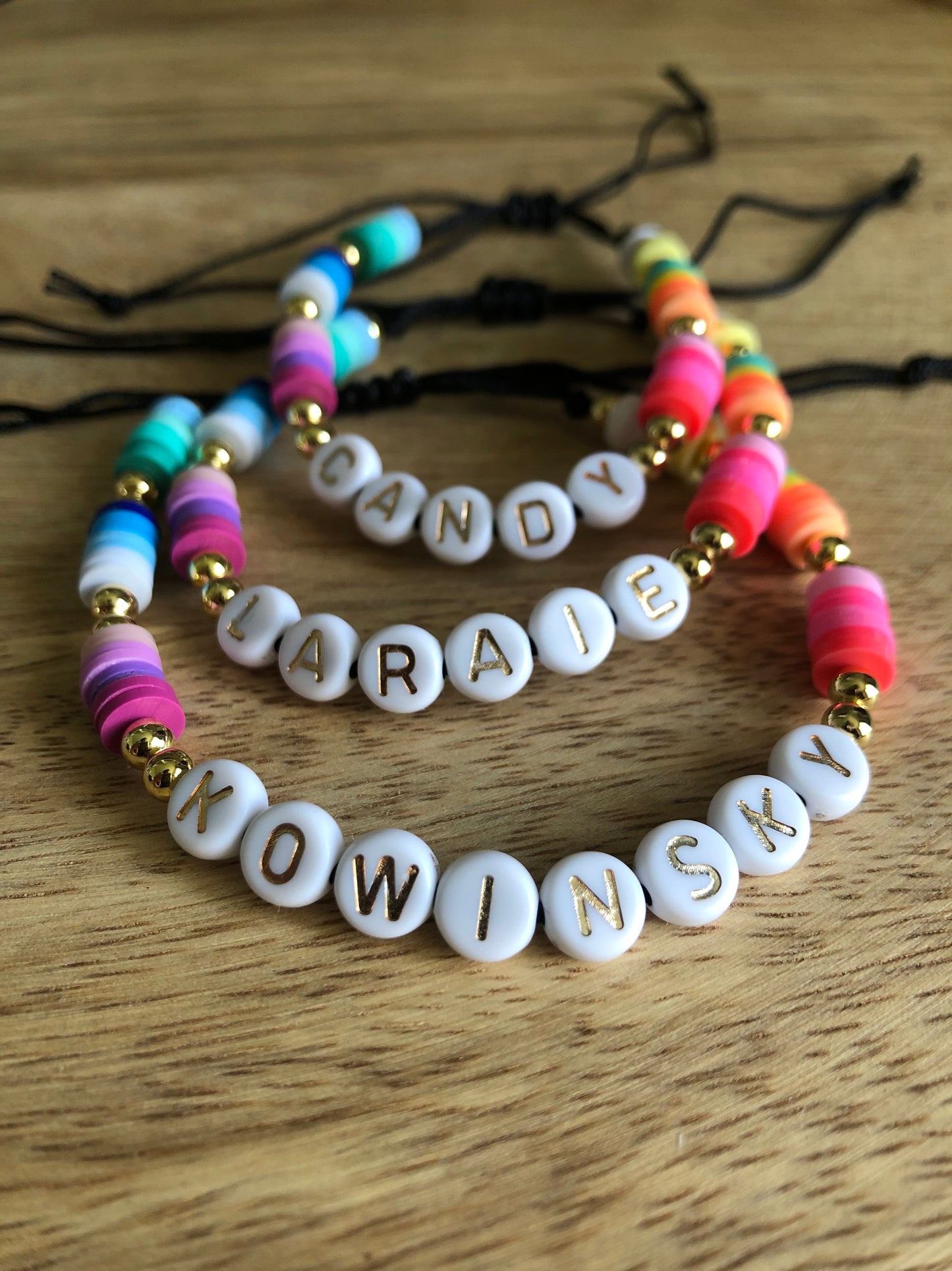 Bracelet Perles Rondelles à Personnaliser