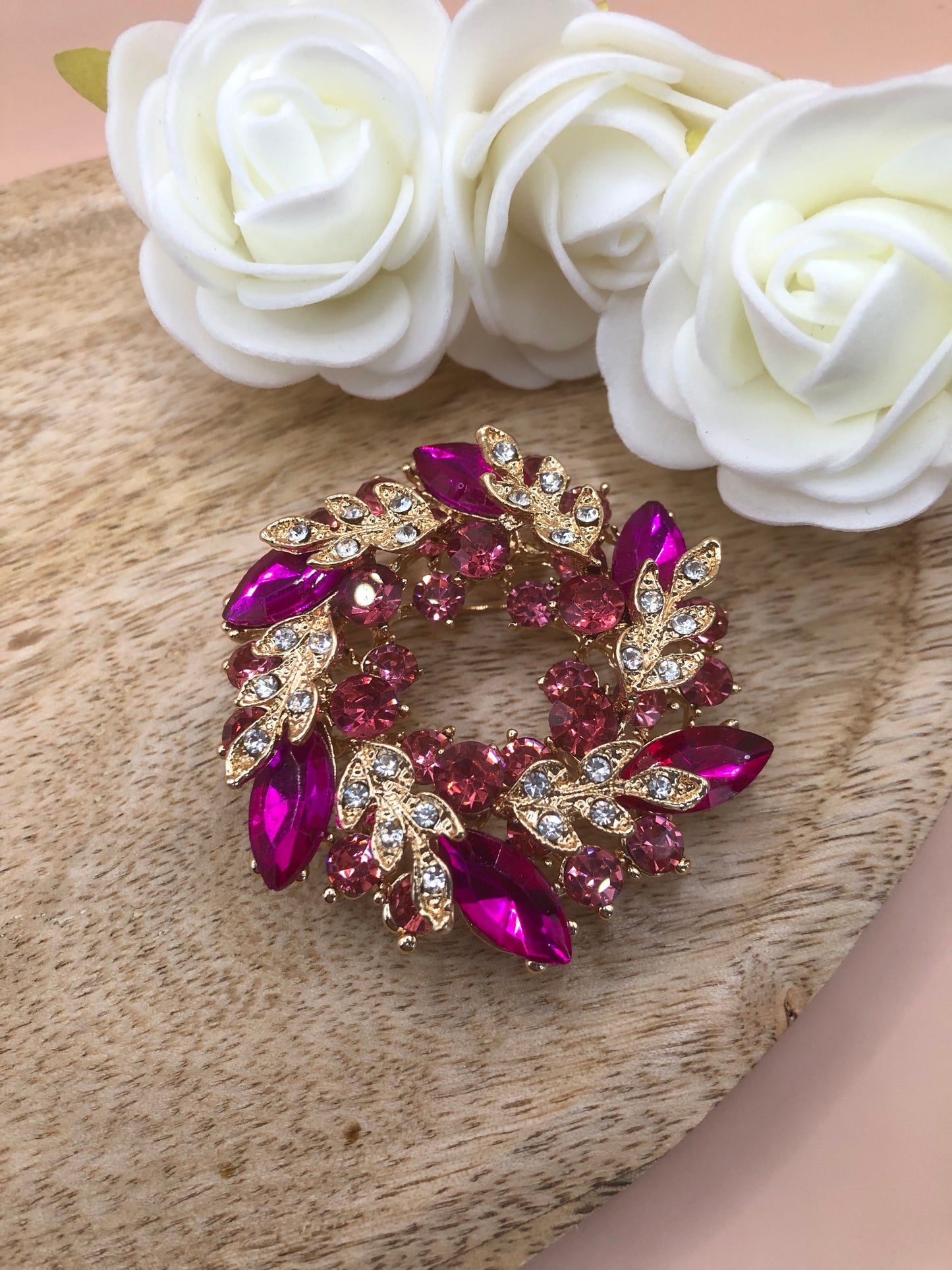 Broches Couronnes de Fleurs