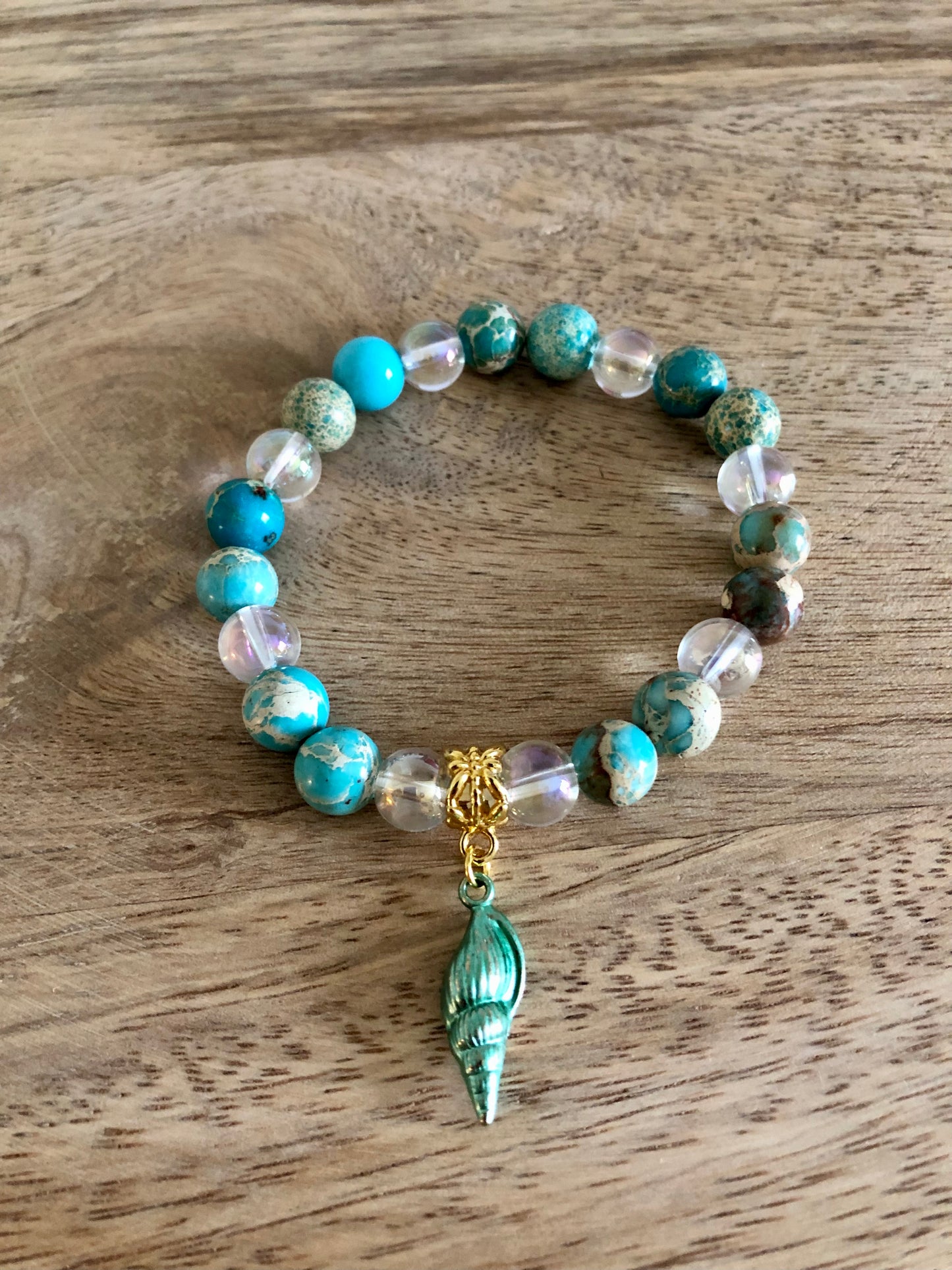Bracelet Apaisement en Régalite & Aqua Aura
