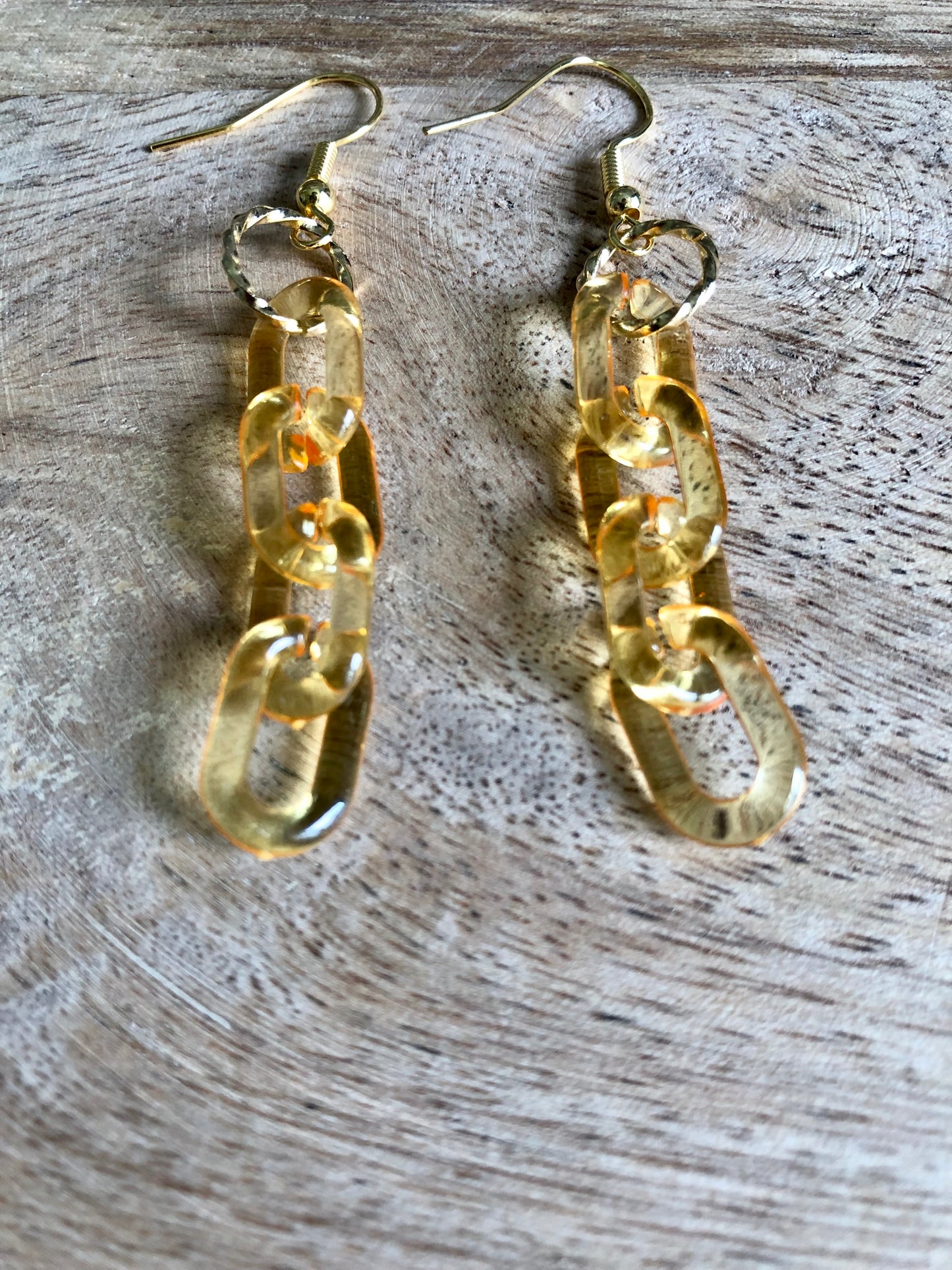 Boucles d’oreilles Maillons - Oranges