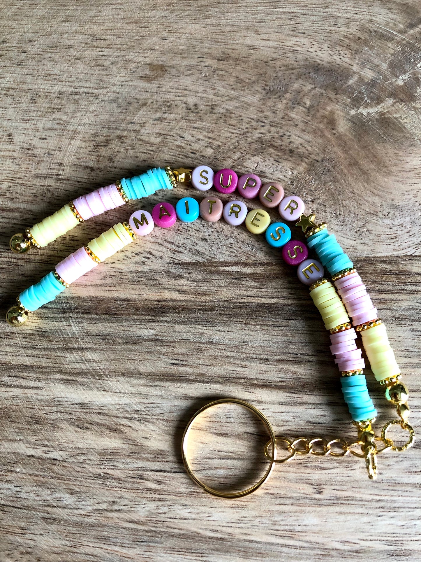 Porte-clés « Super Maîtresse »