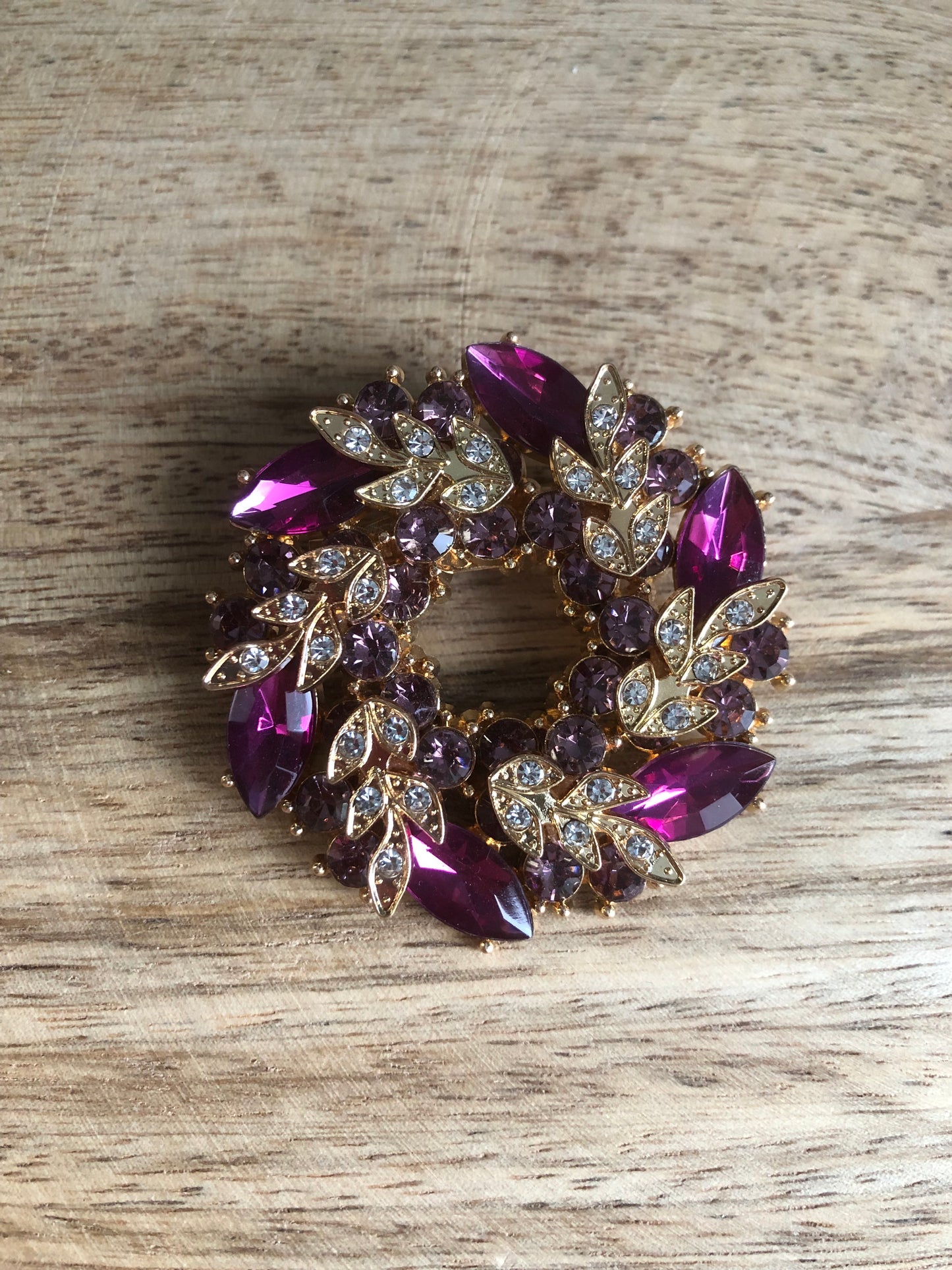 Broches Couronnes de Fleurs