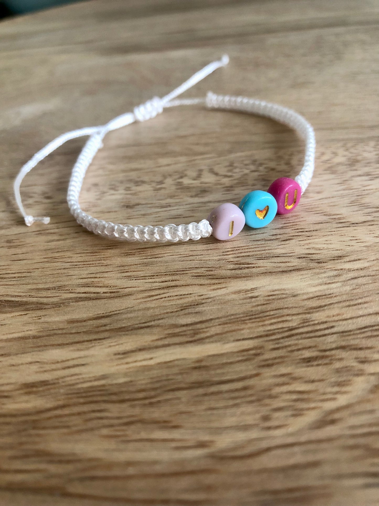 Bracelets Tissés « I Love U »
