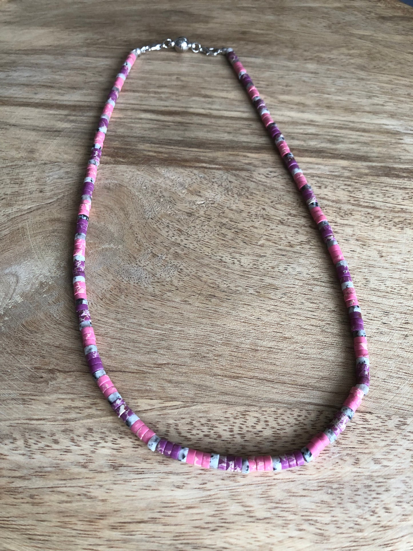 Collier Positivité en Jaspe Impérial