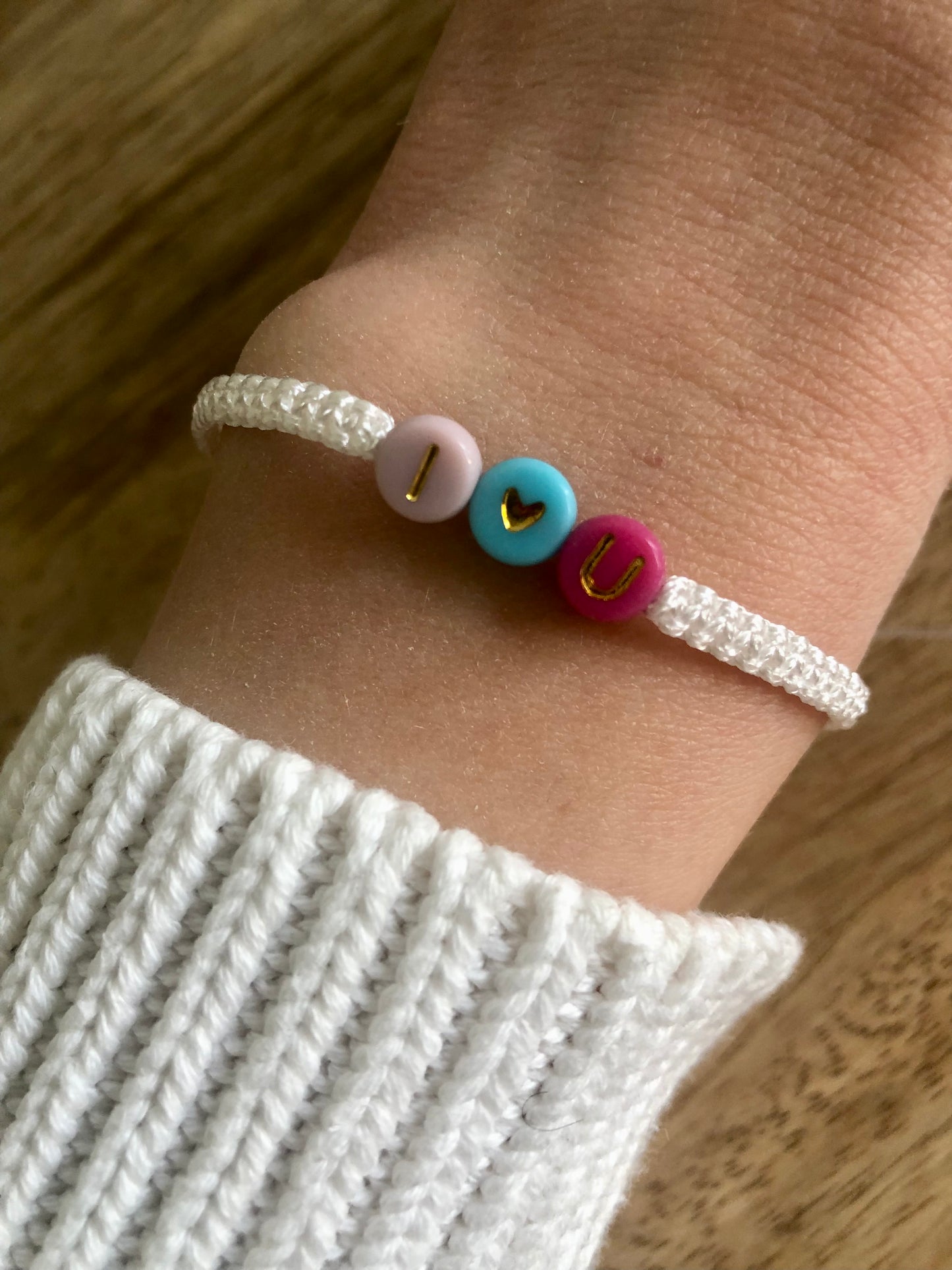 Bracelets Tissés « I Love U »