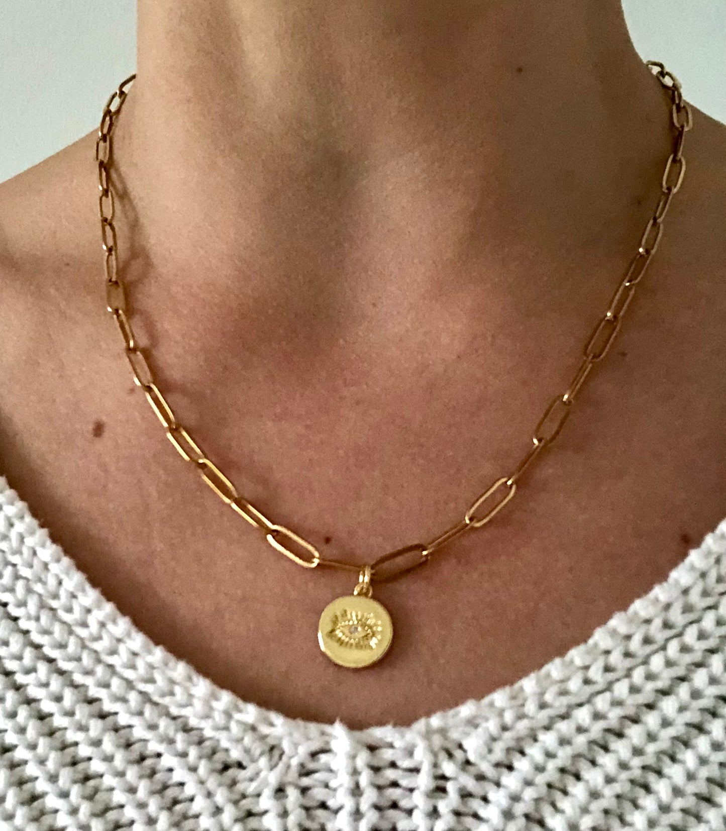 Collier Œil de Protection