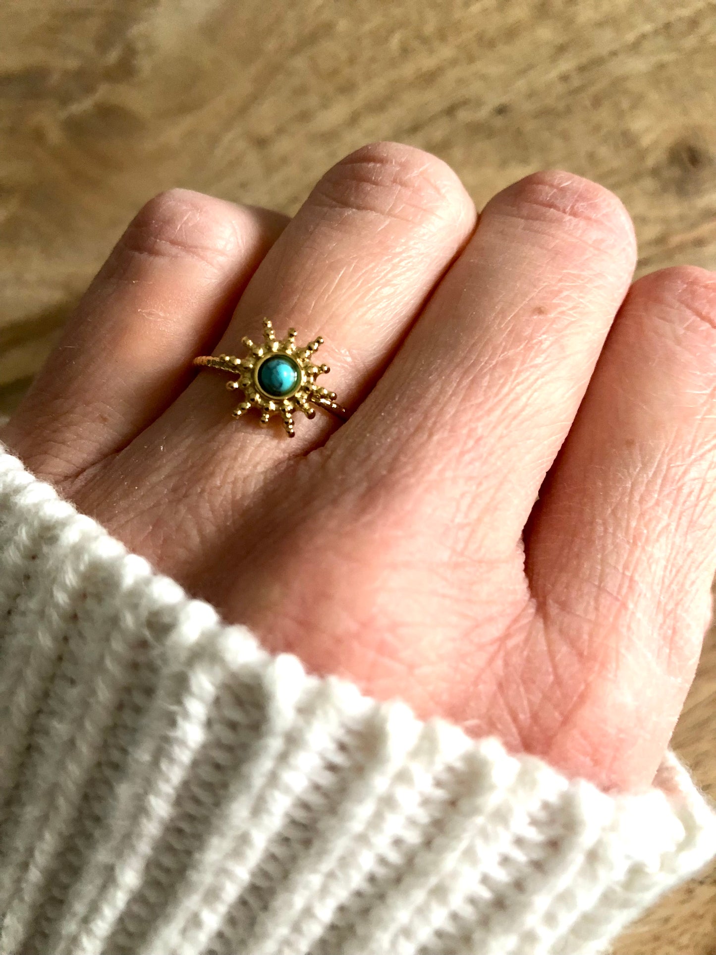 Bague simple Soleil