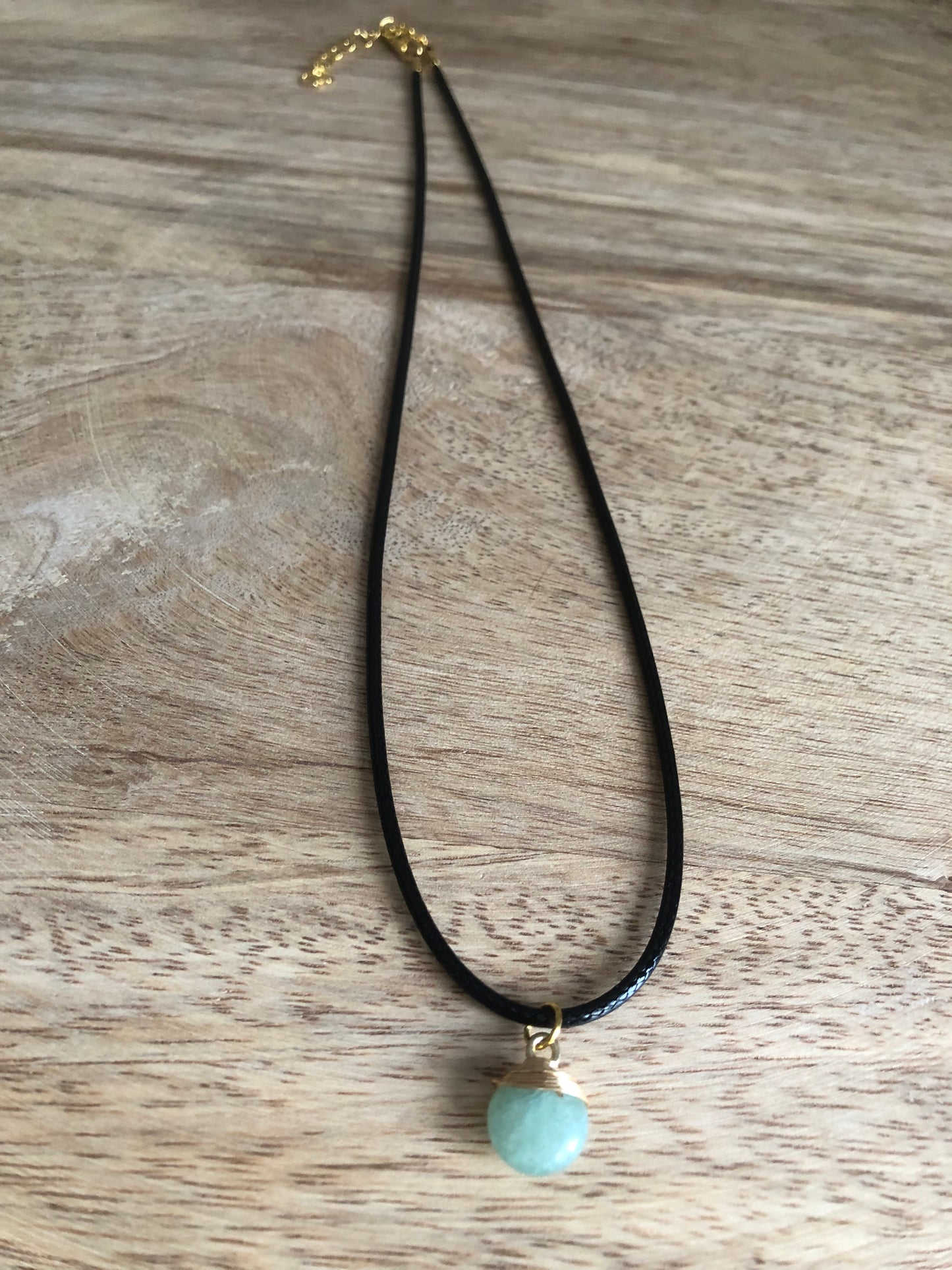Collier Patience en Aventurine Verte