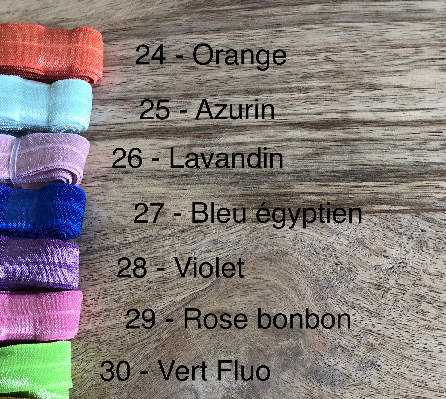 Bracelets EVJF - Couleurs 1 à 14