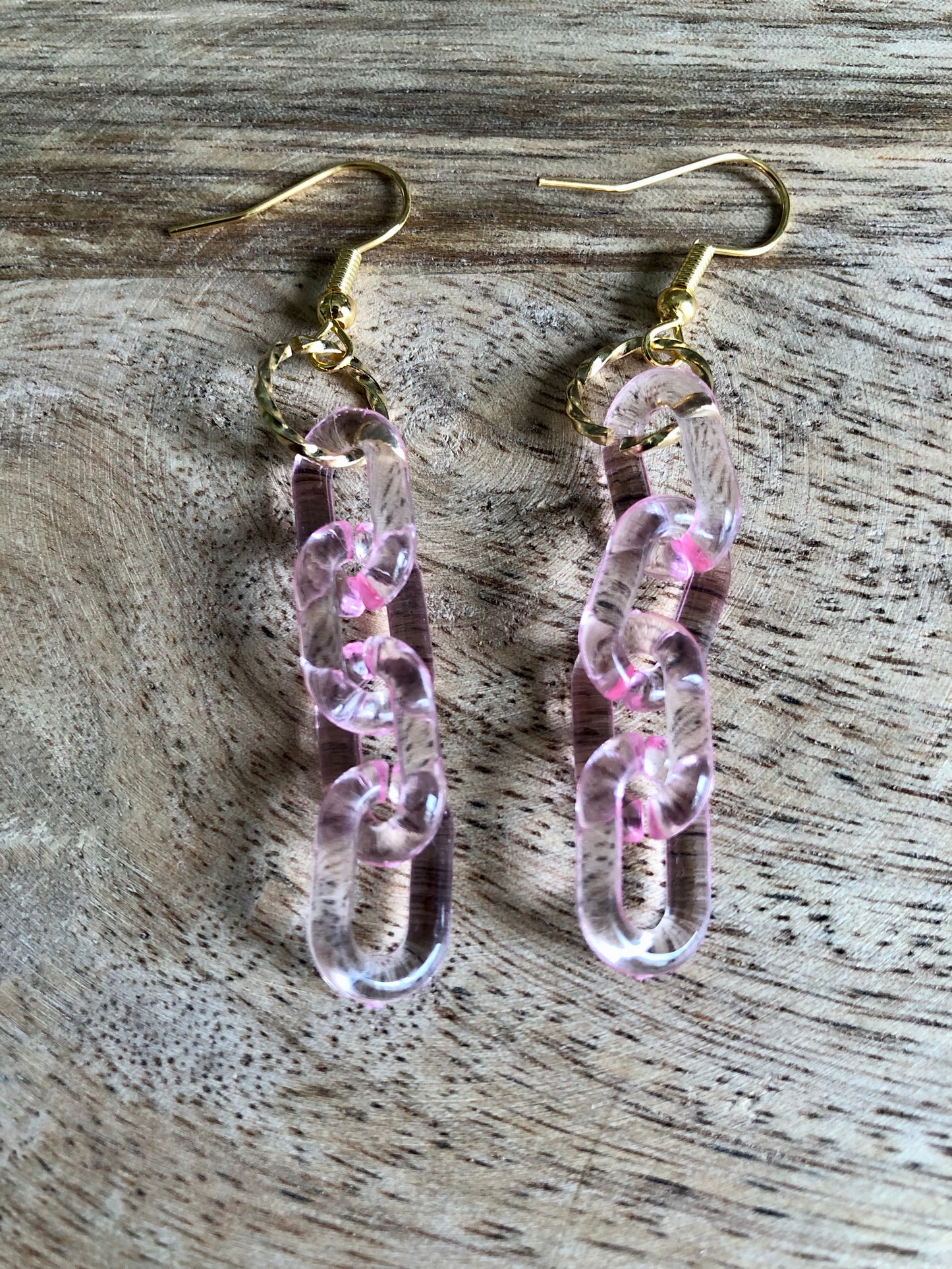 Boucles d’oreilles Maillons - Roses