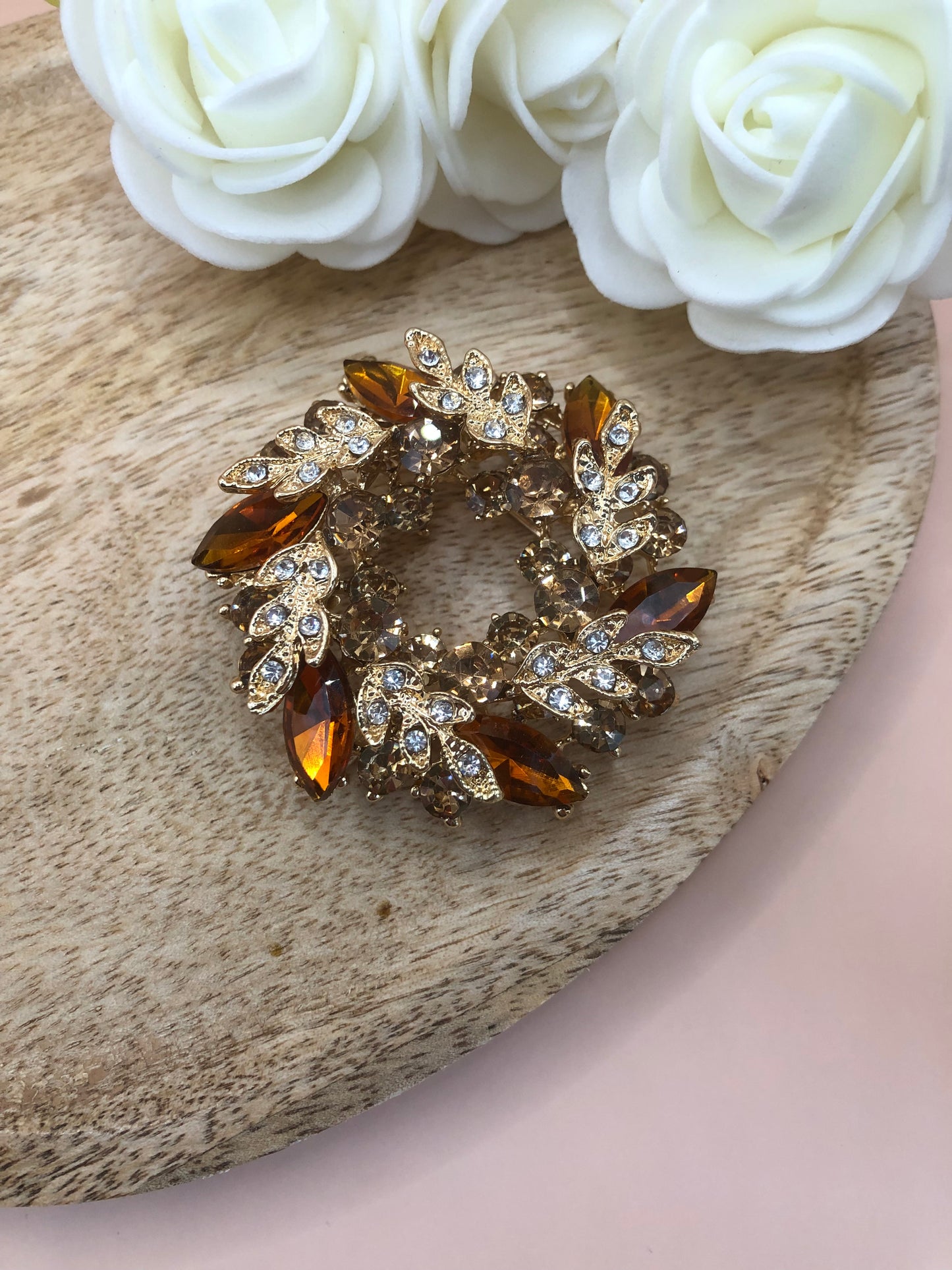 Broches Couronnes de Fleurs