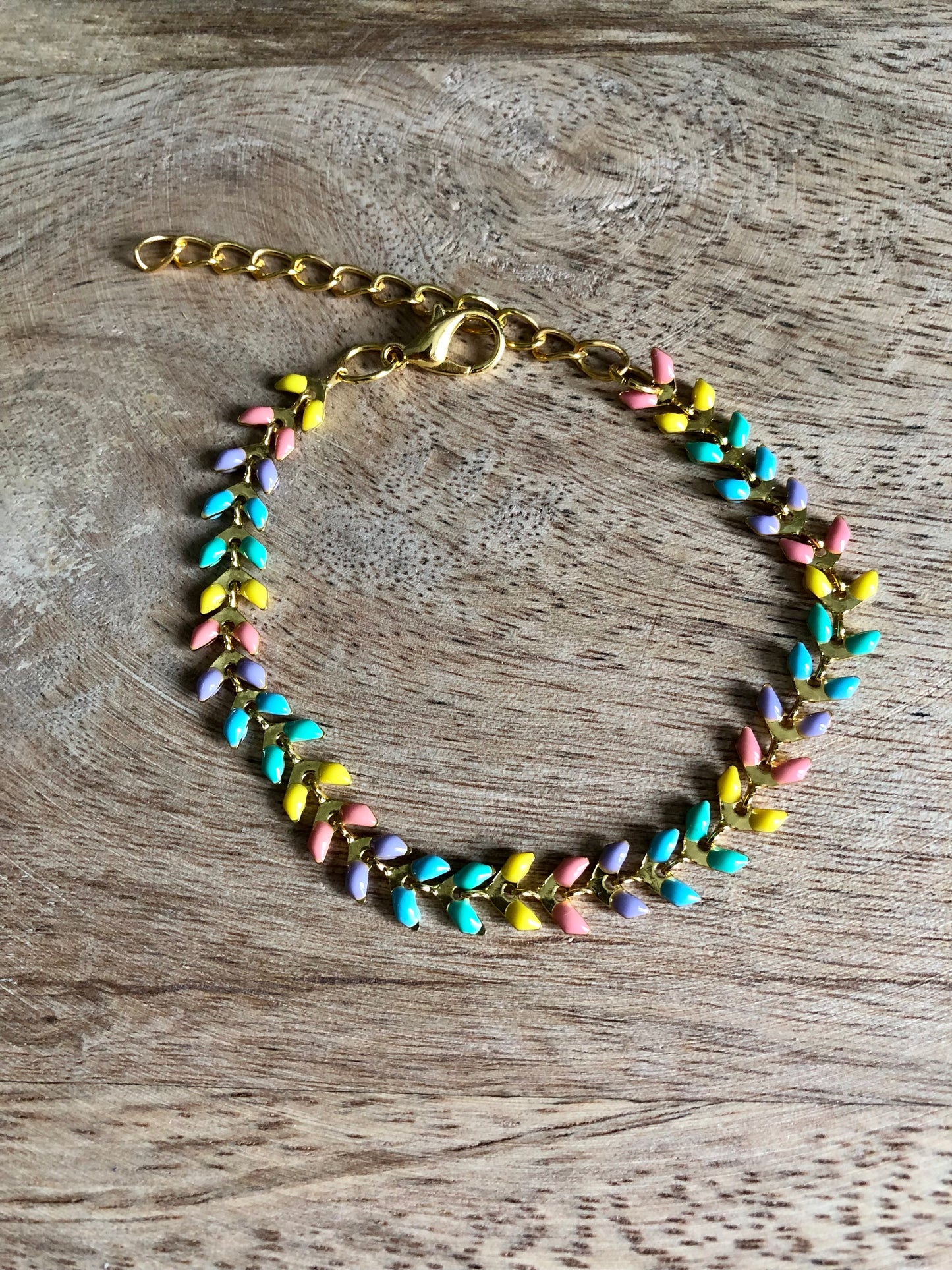 Bracelet Mille Pattes - Arc-en-Ciel