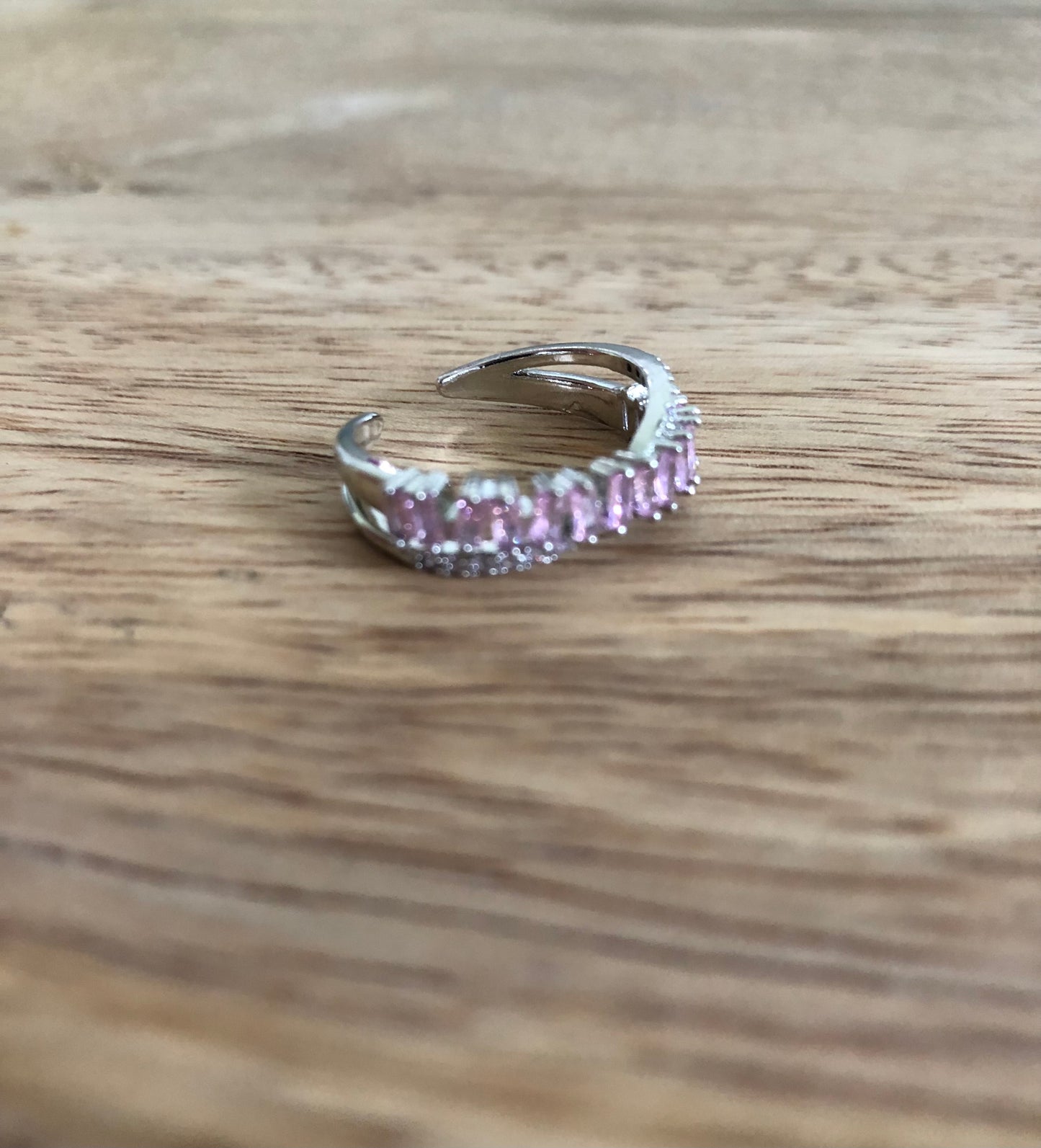 Bague Queen & King - Argentée & Rose