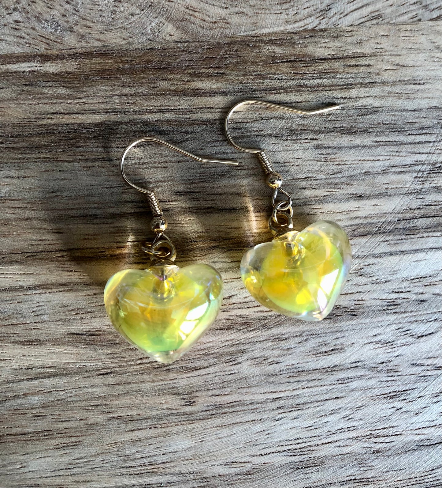 Boucles d’Oreilles Love - Jaune