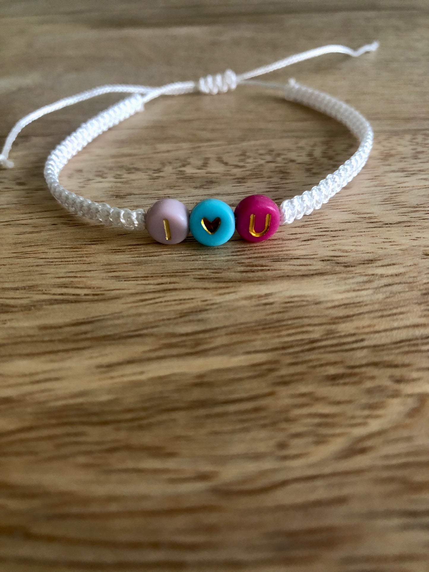 Bracelets Tissés « I Love U »