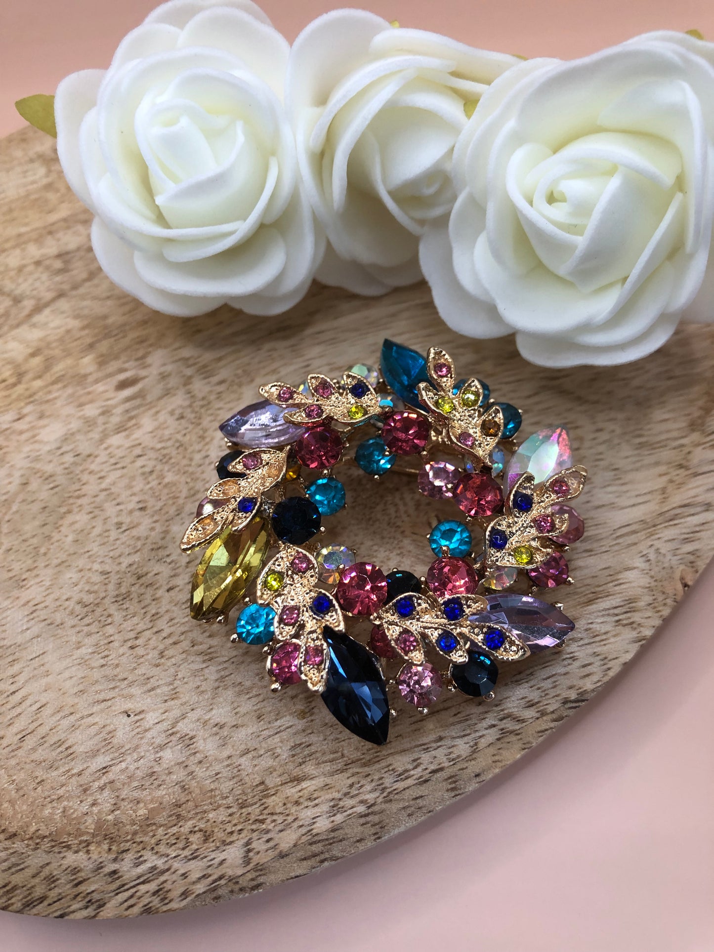 Broches Couronnes de Fleurs