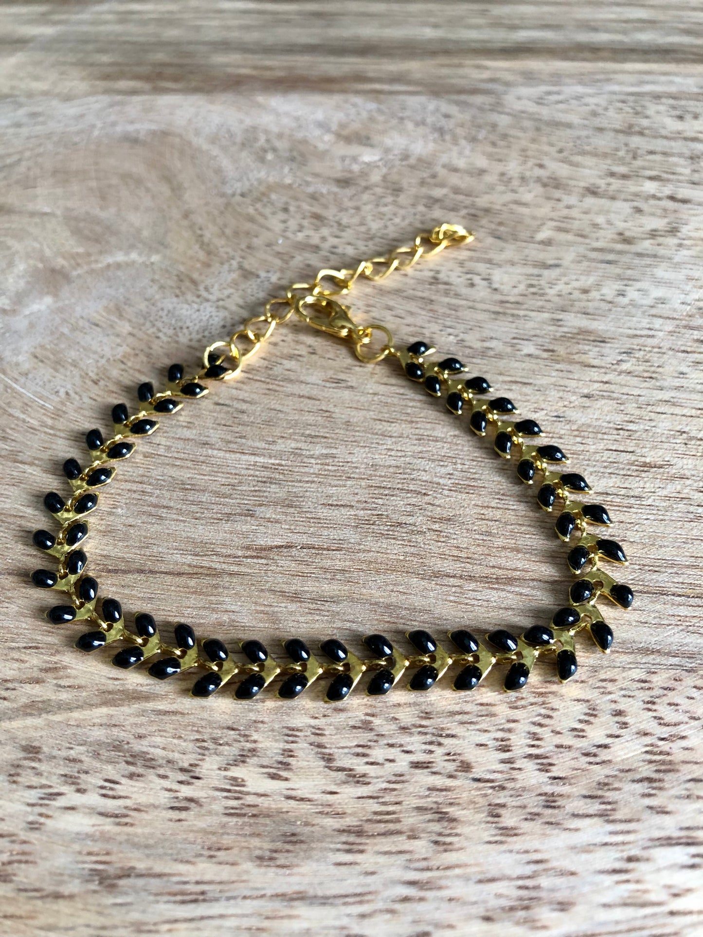 Bracelet Mille Pattes - Noir