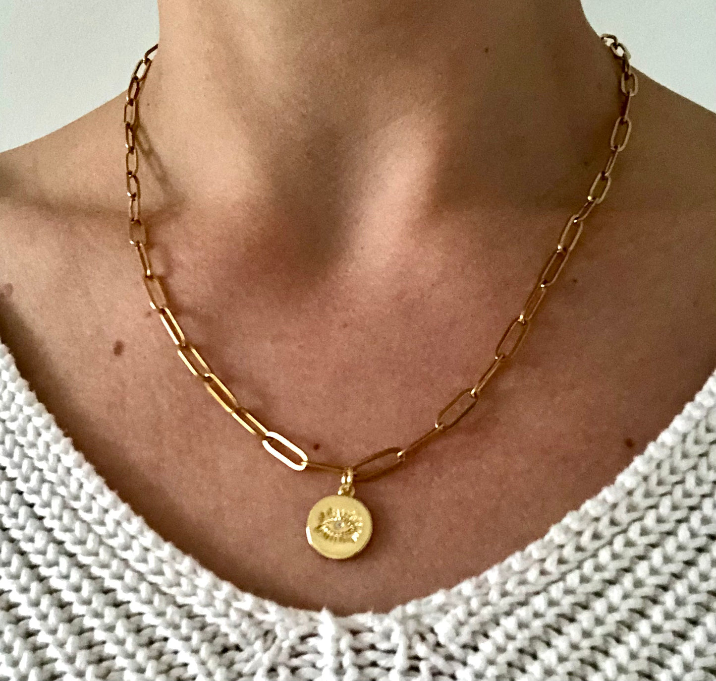 Collier Œil de Protection