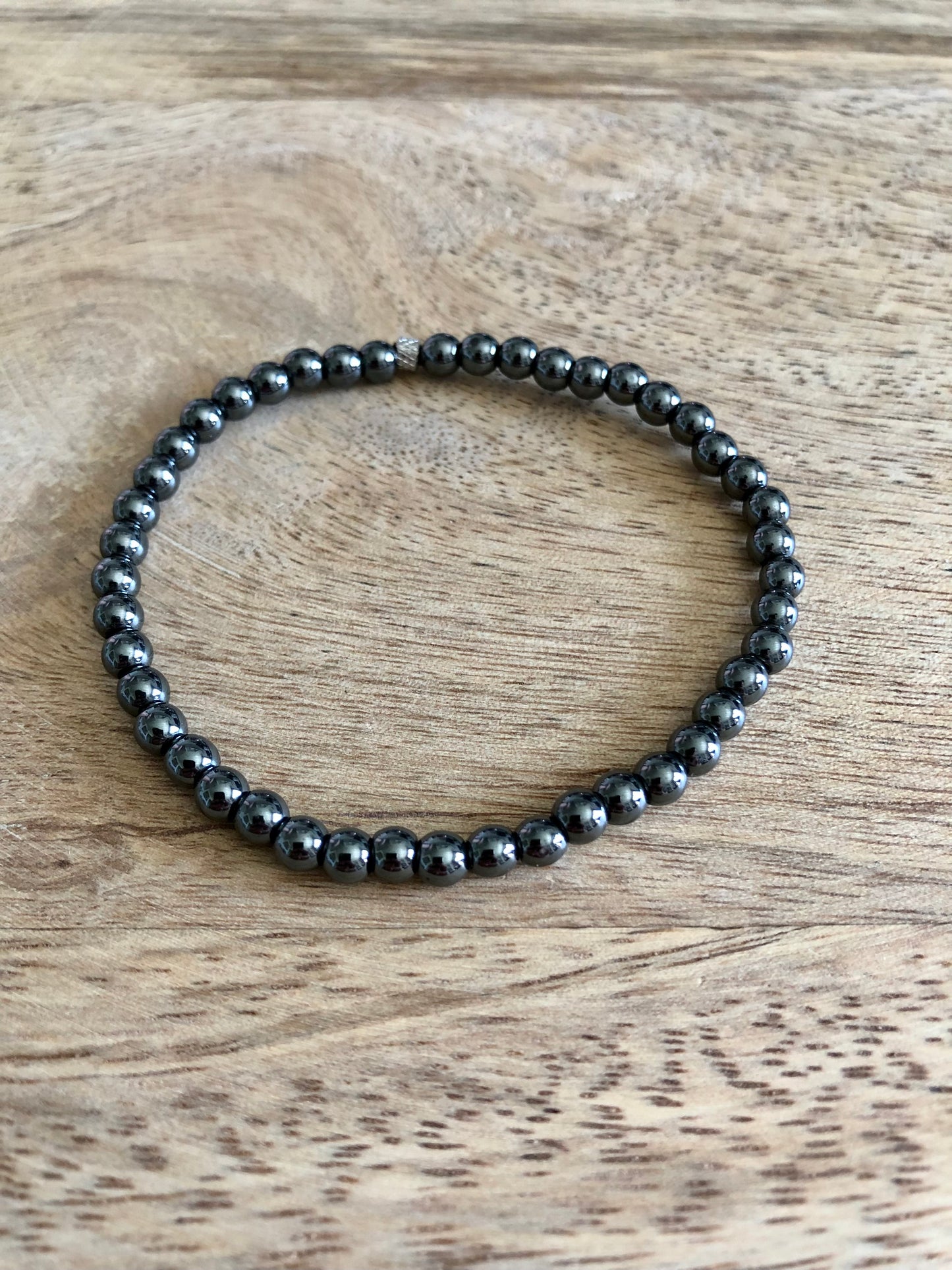 Bracelet Confiance en Hématite