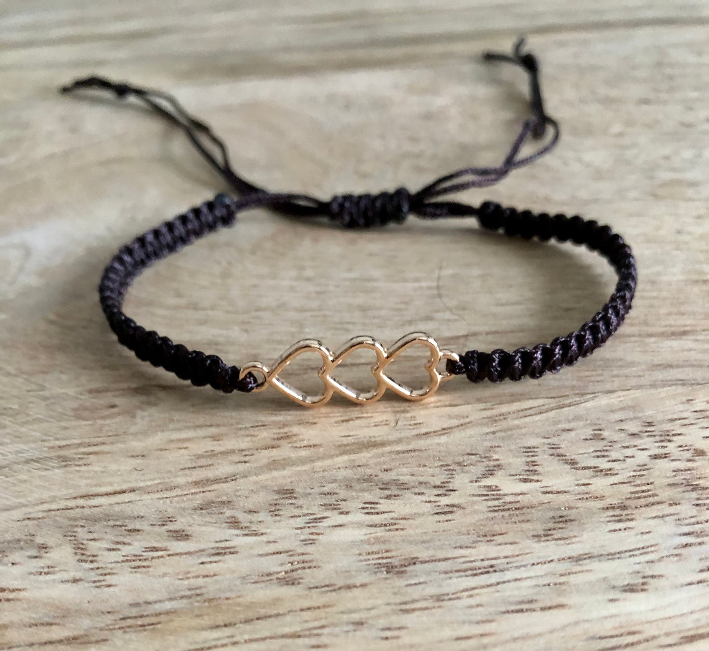 Bracelet Tissé « Triple Love »