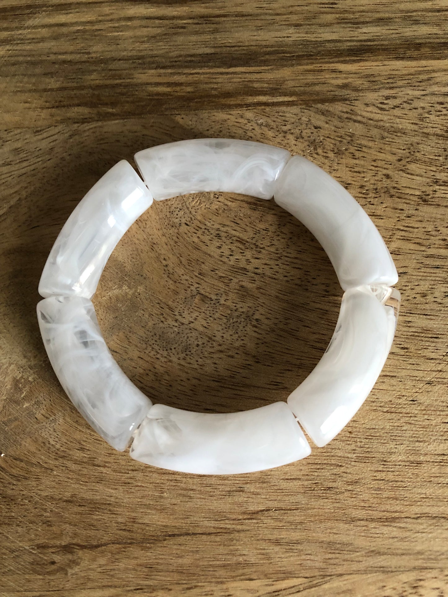 Bracelet Tubes - Blanc