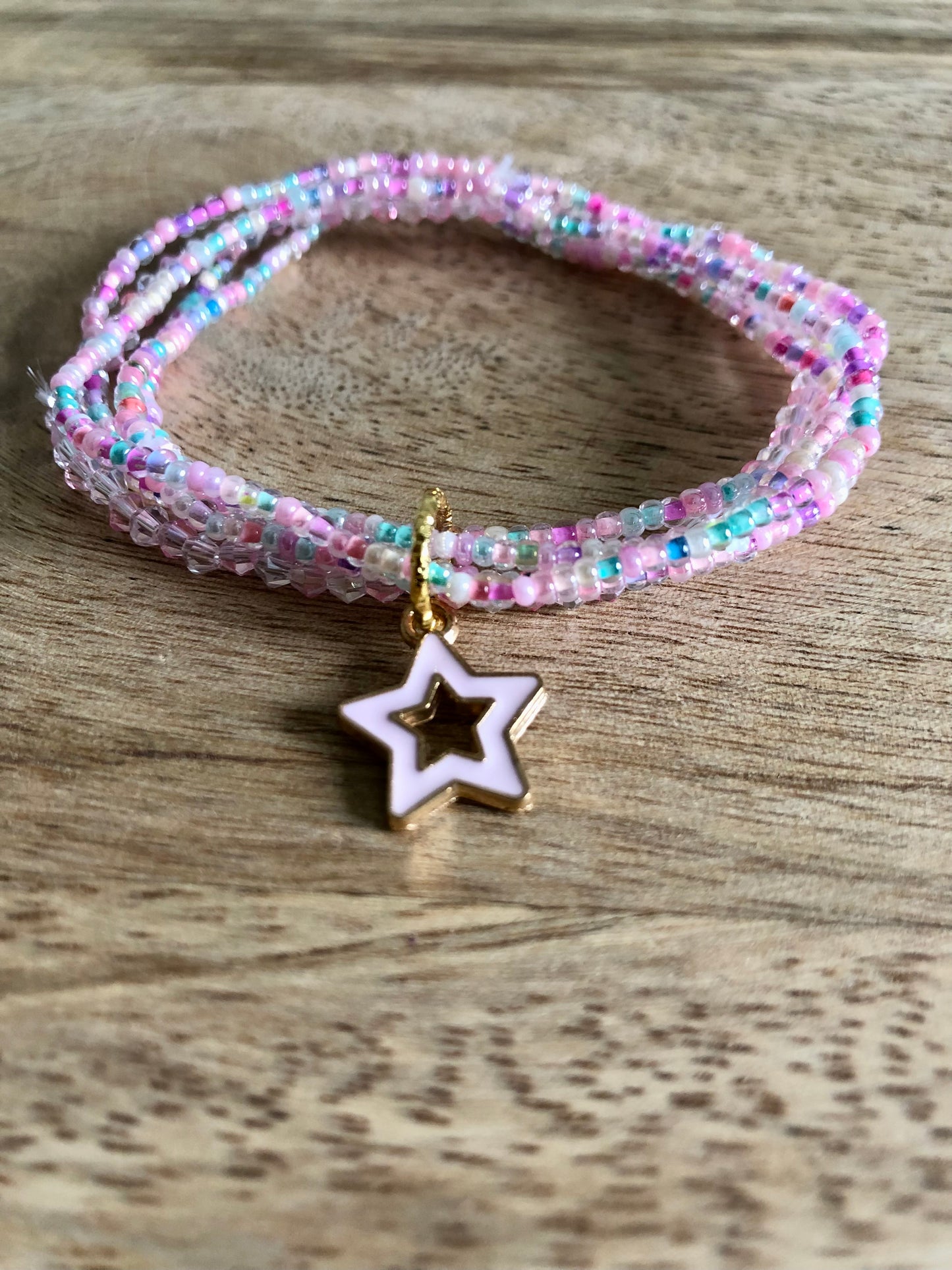 Bracelet « Étoile Rose »
