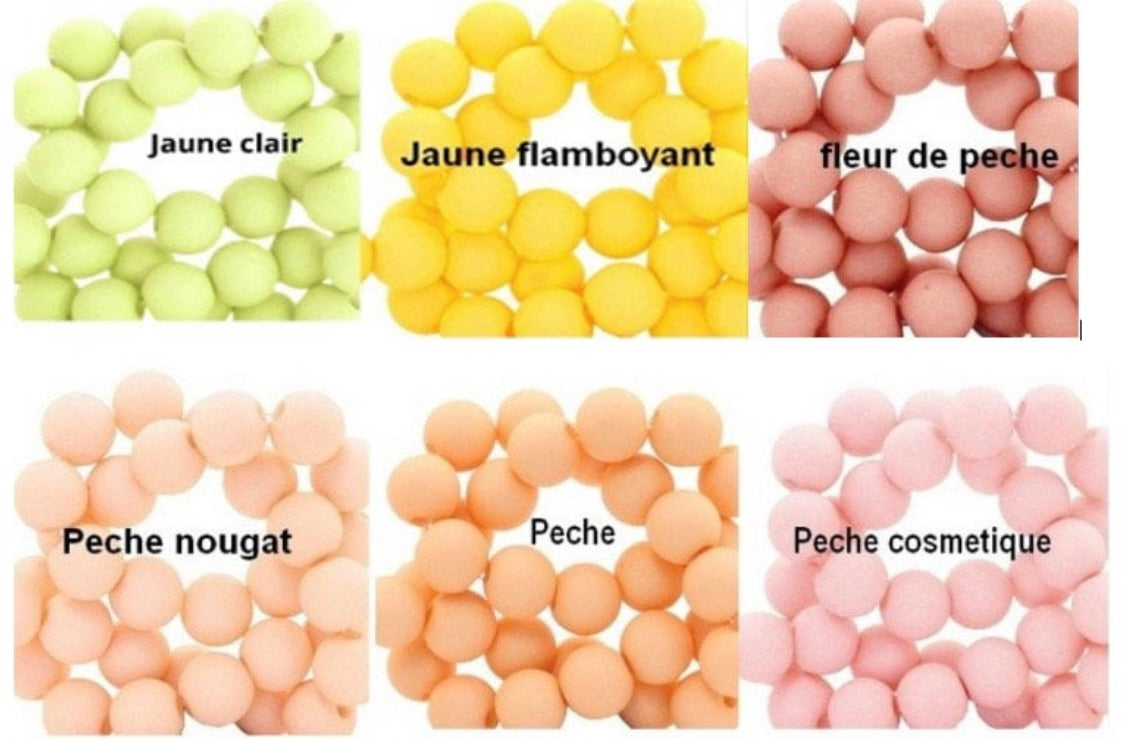 Bracelet Perles à Personnaliser - Couleurs 7 à 12