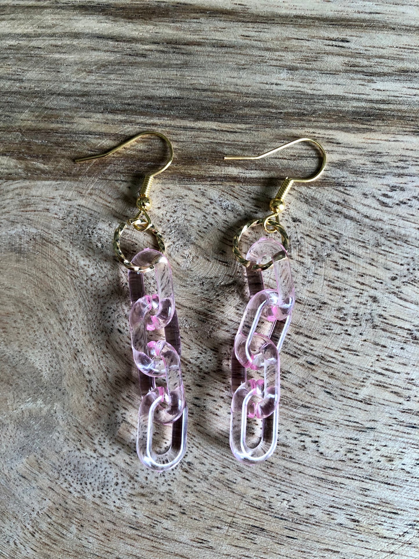 Boucles d’oreilles Maillons - Roses