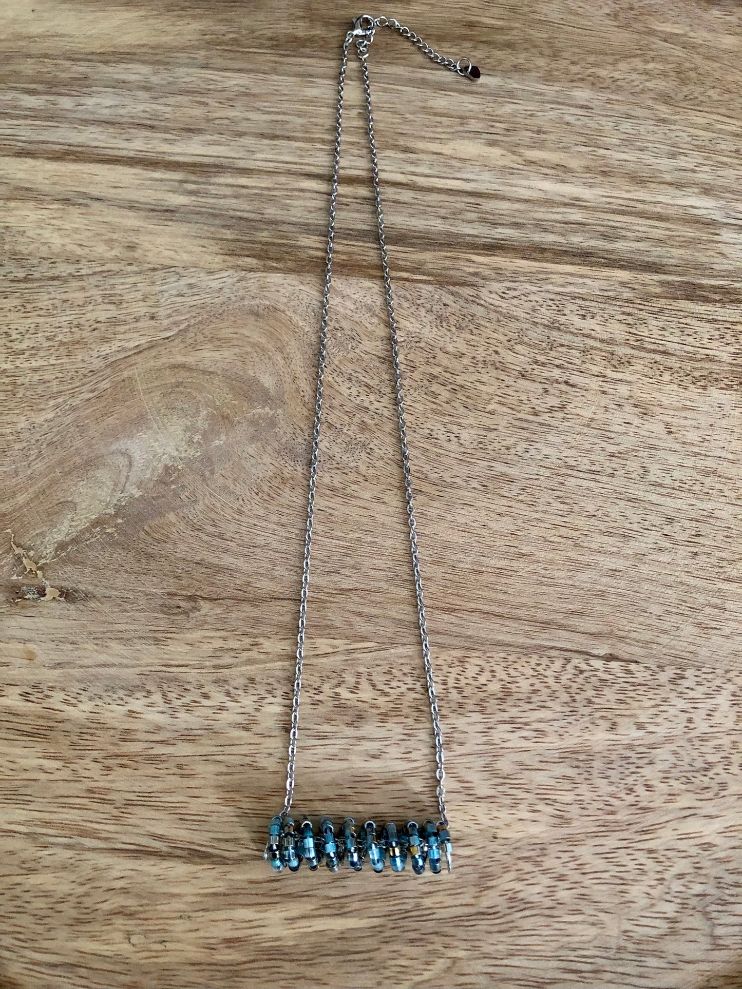 Collier ZigZag - Bleu