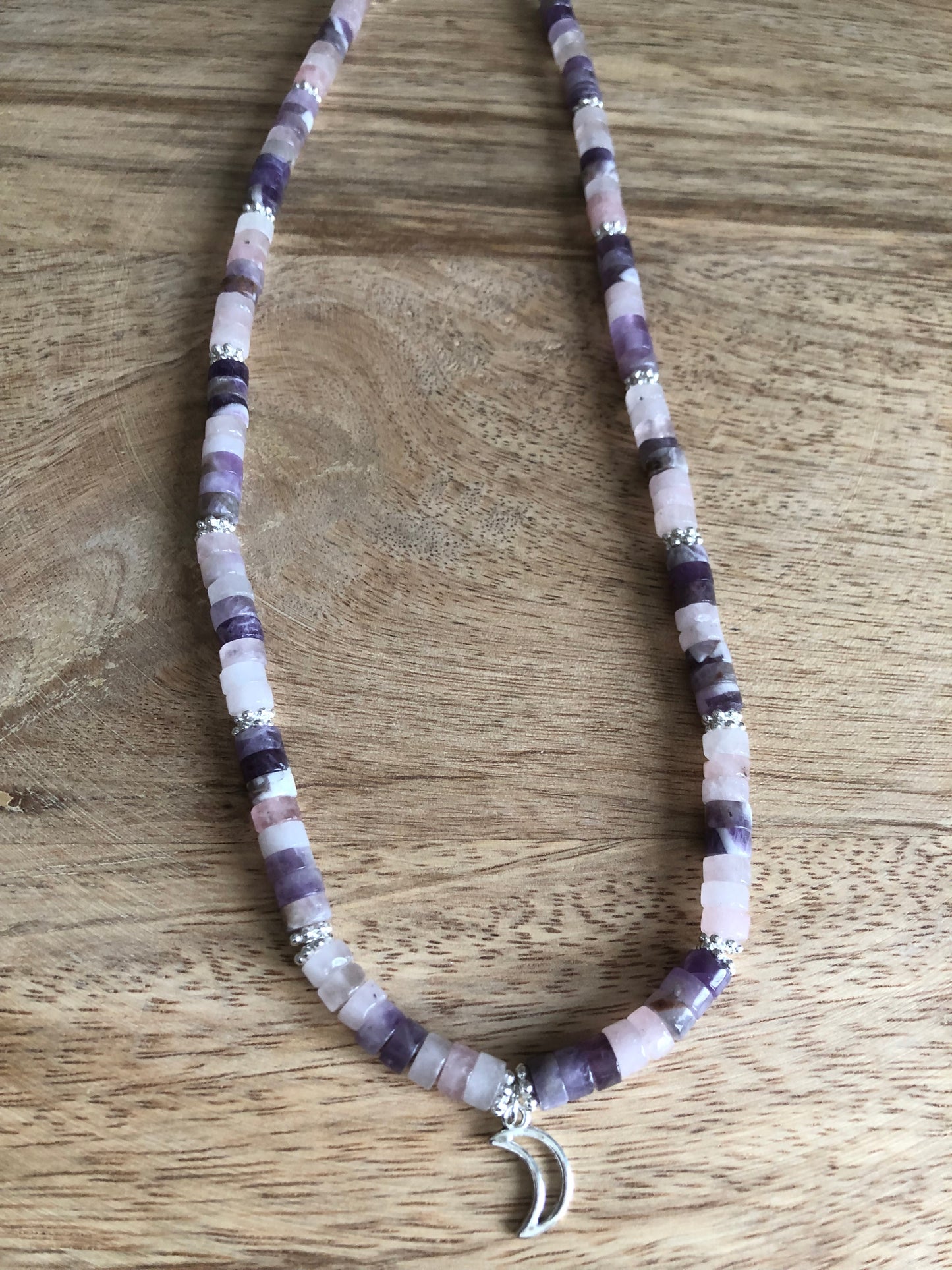Collier Douceur & Sagesse en Quartz Rose & Améthyste