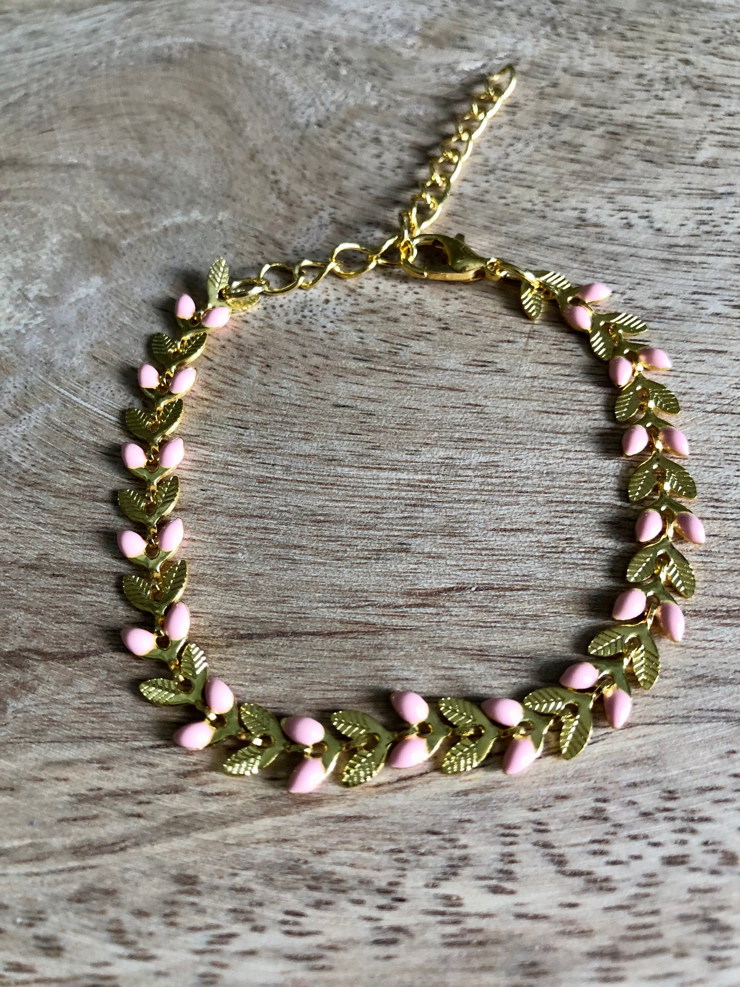 Bracelet Mille Pattes - Rose