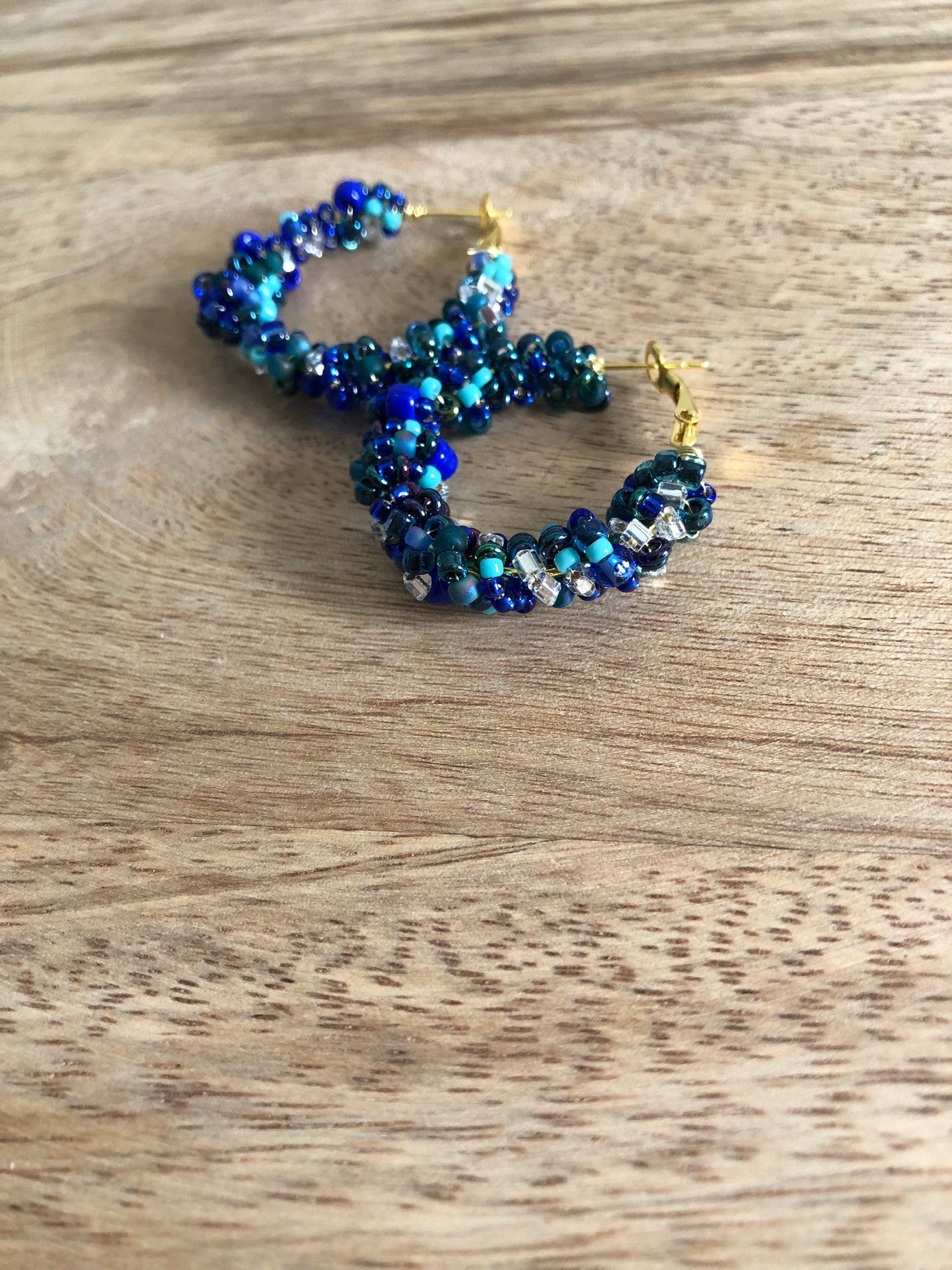 Boucles d’Oreilles Sirène - Bleues