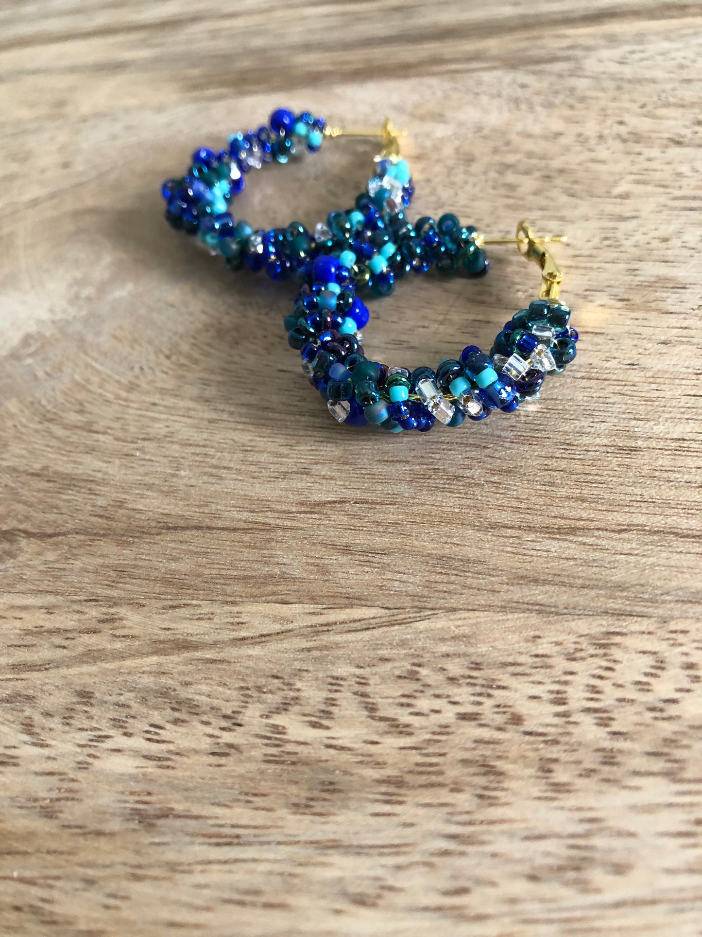 Boucles d’Oreilles Sirène - Bleues