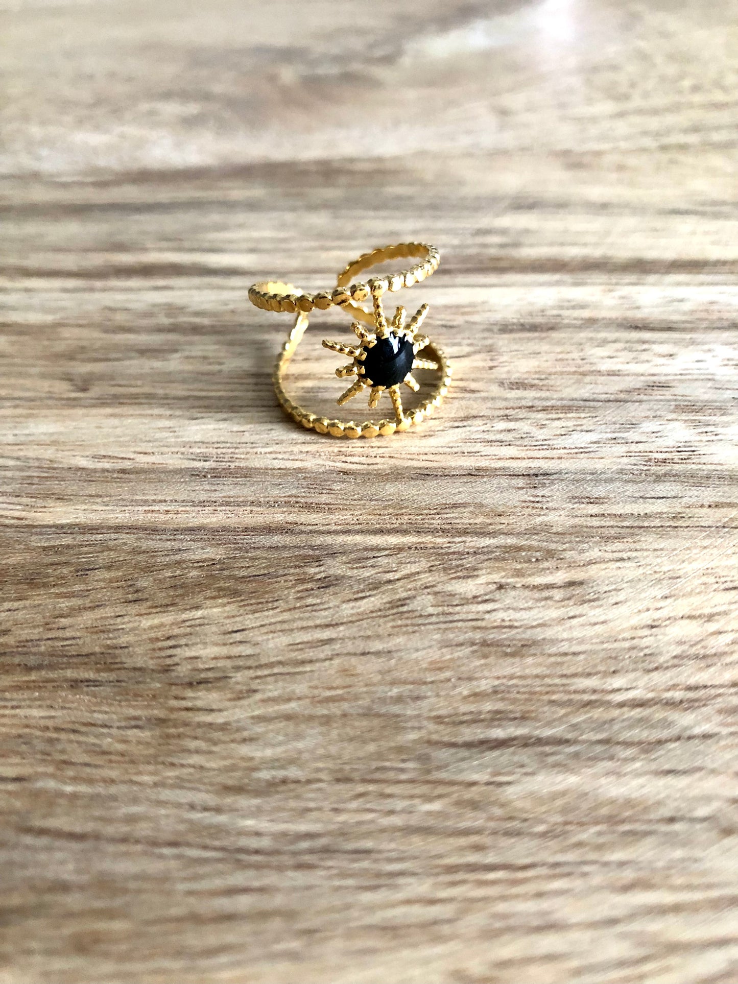 Bague double Soleil