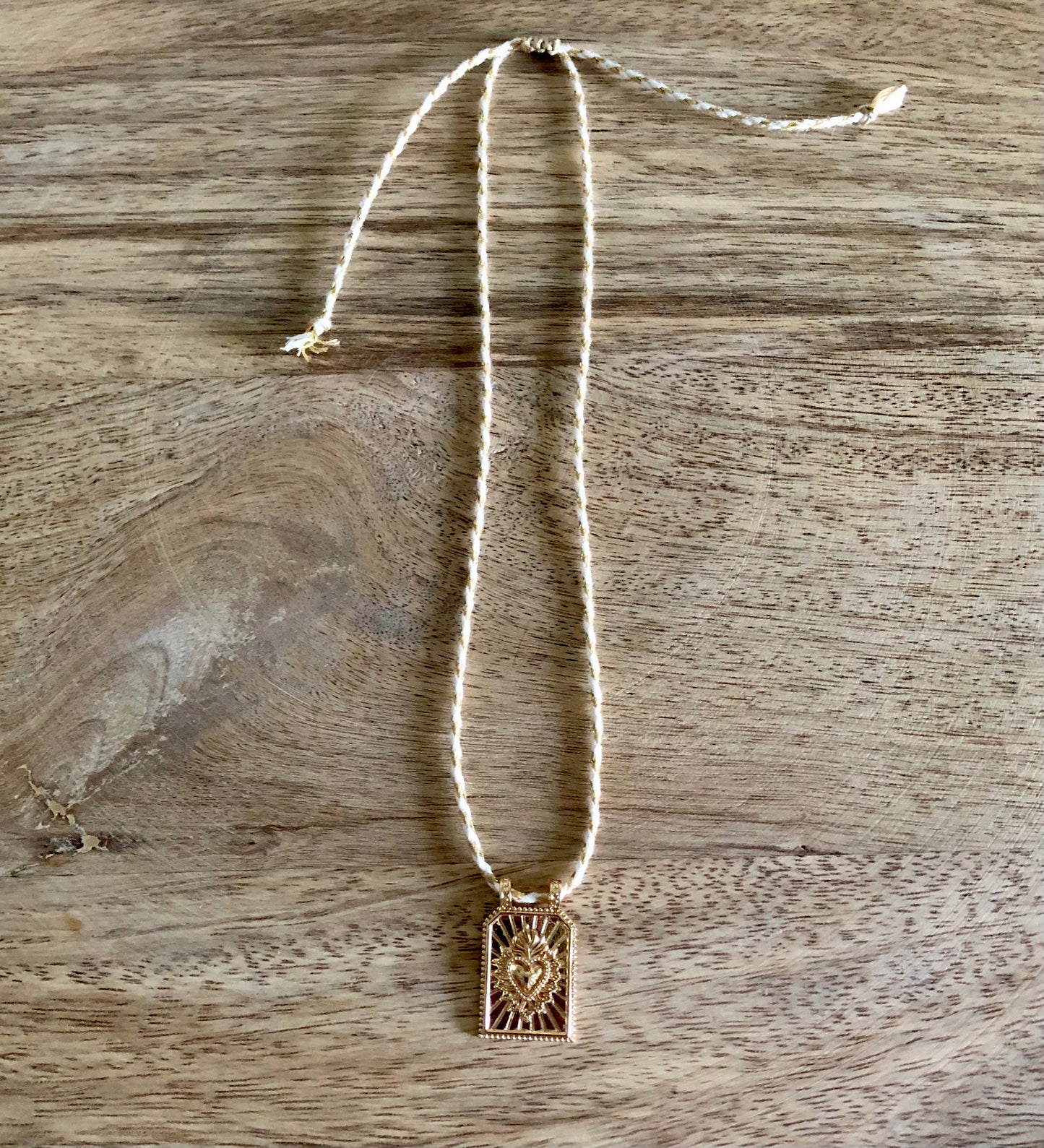 Collier Summer - Coeur Doré