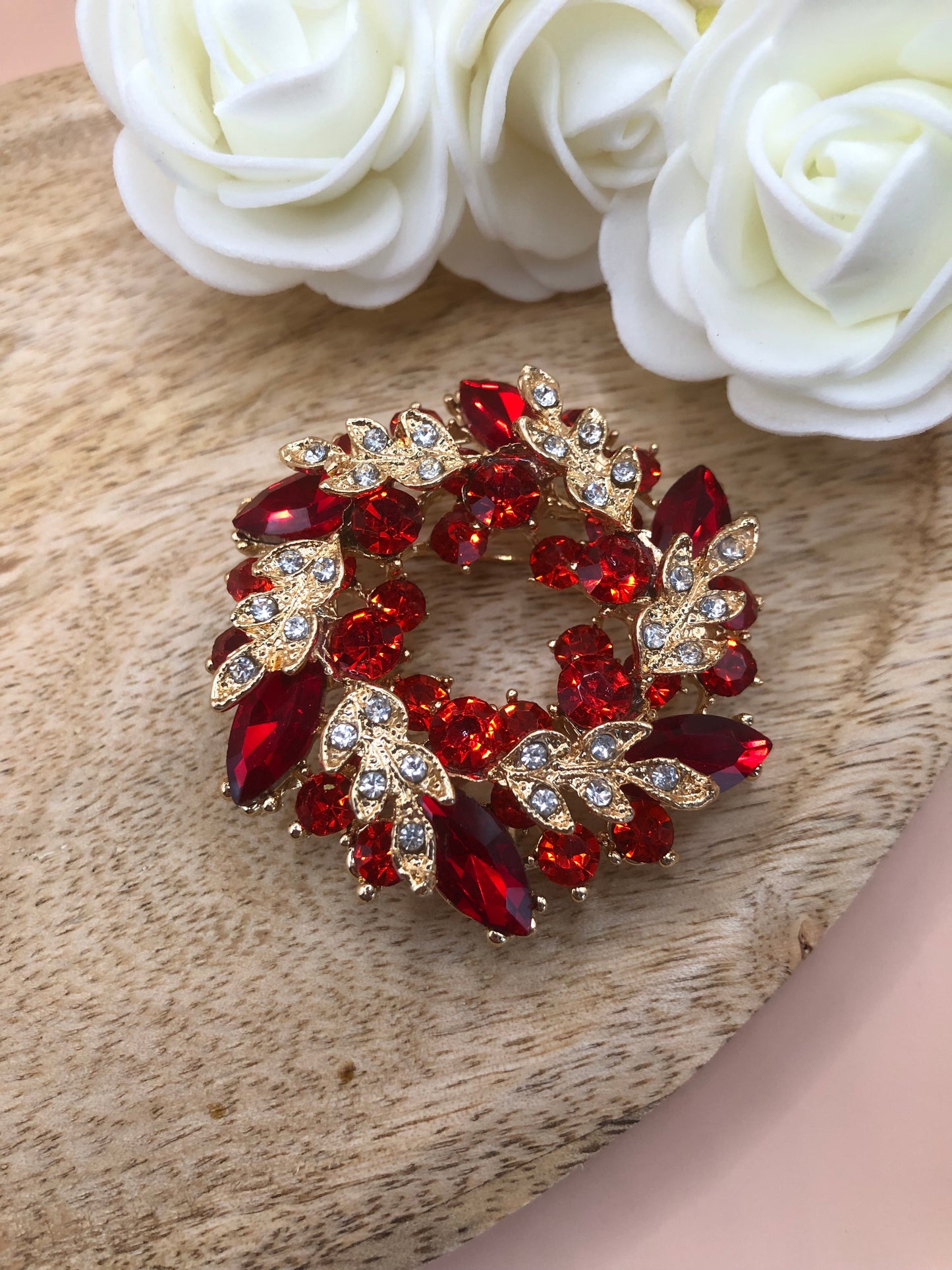 Broches Couronnes de Fleurs