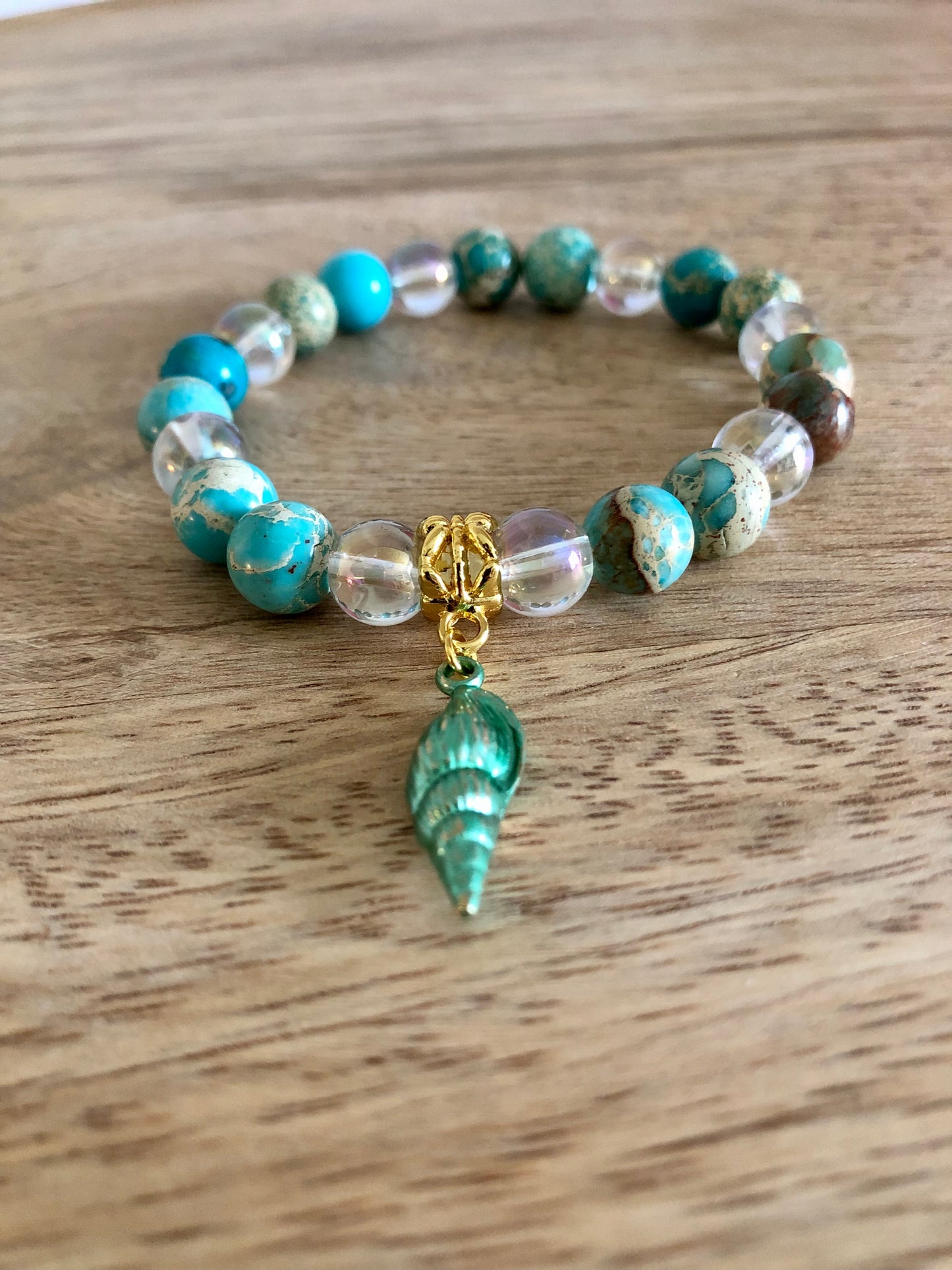 Bracelet Apaisement en Régalite & Aqua Aura