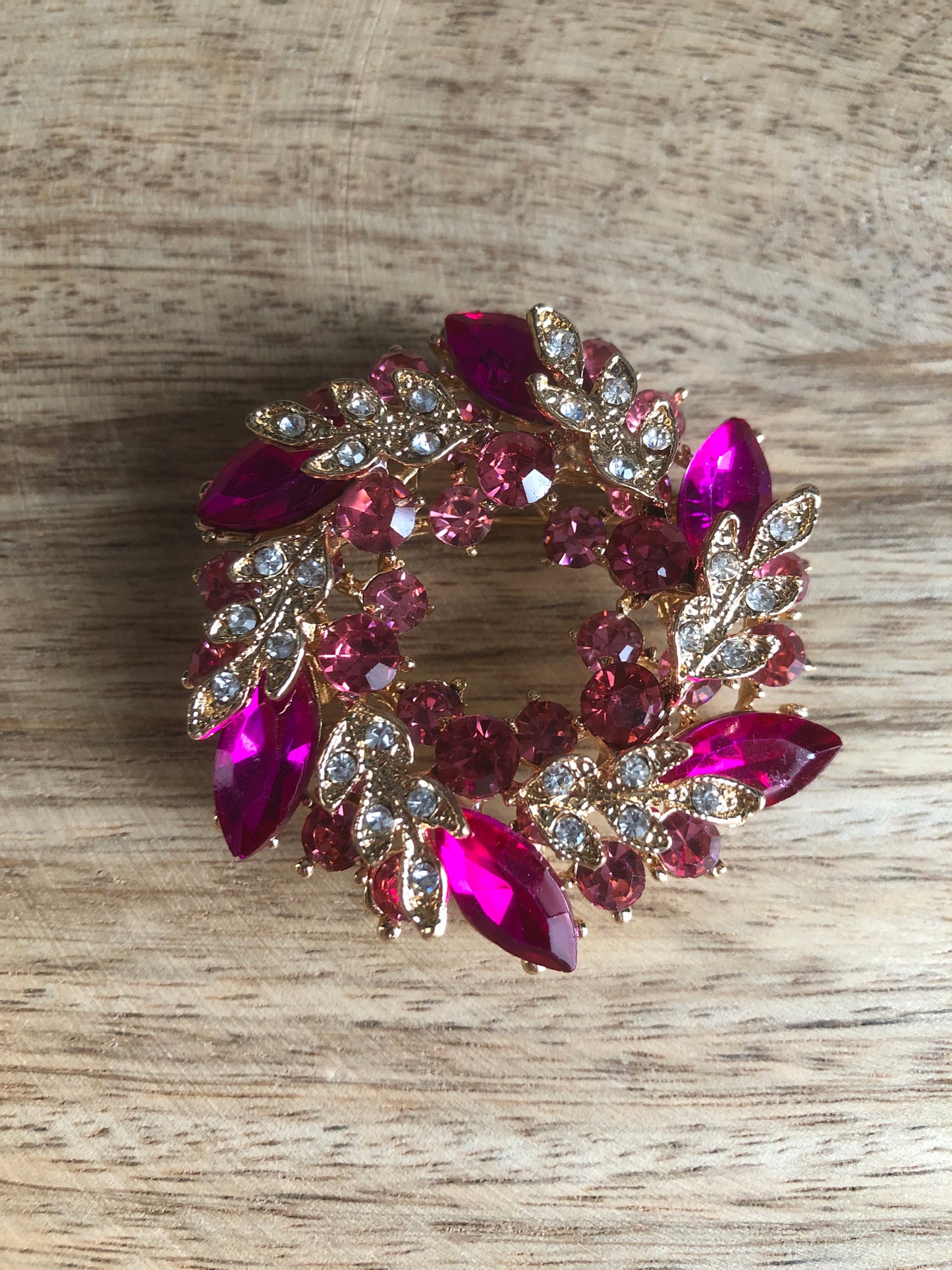 Broches Couronnes de Fleurs
