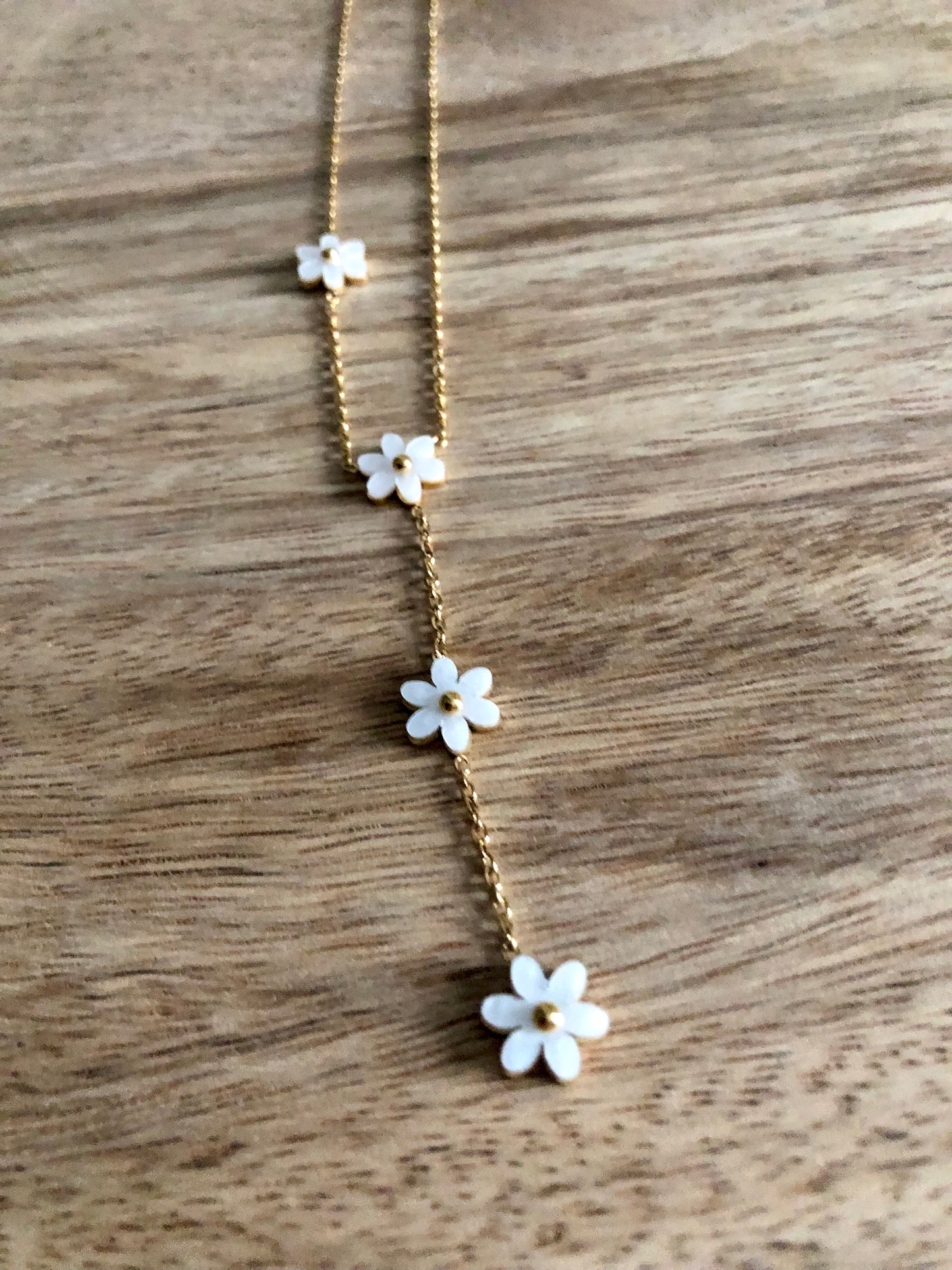 Collier Marguerite Blanche