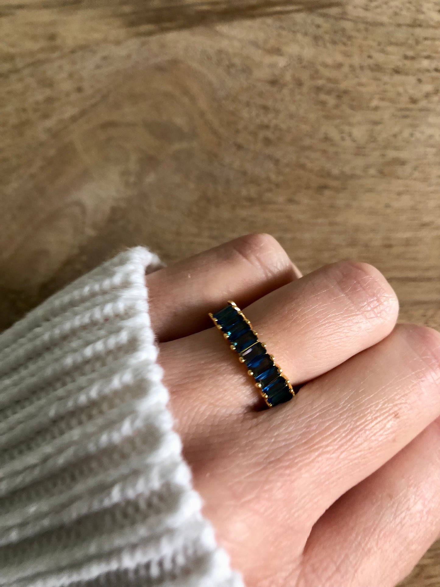 Bague Queen - Bleue