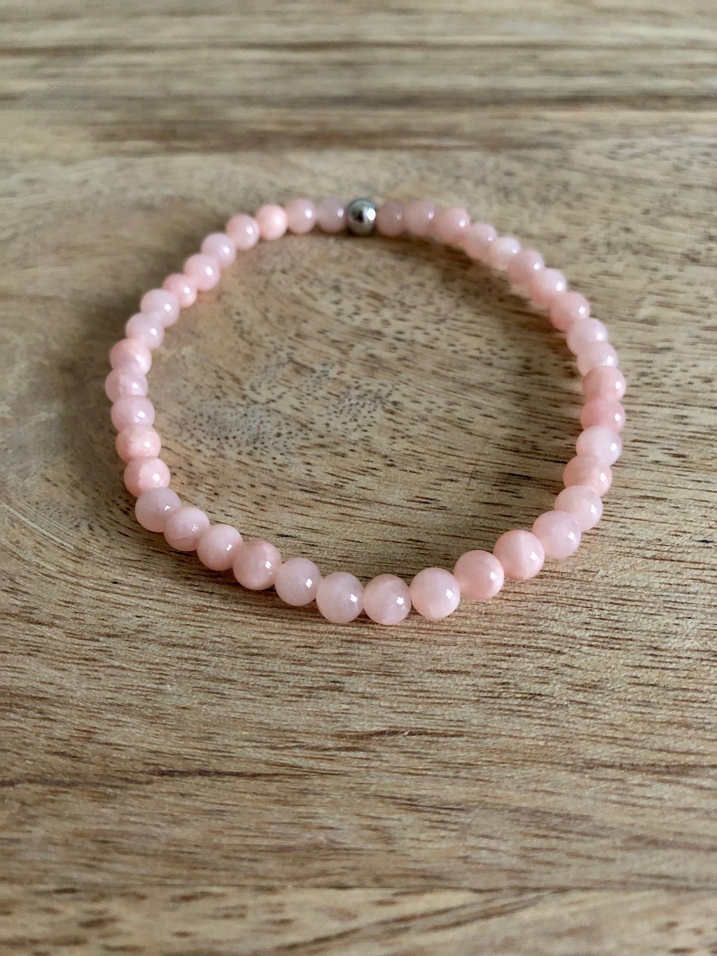 Bracelet Honnêteté en Jade Rose