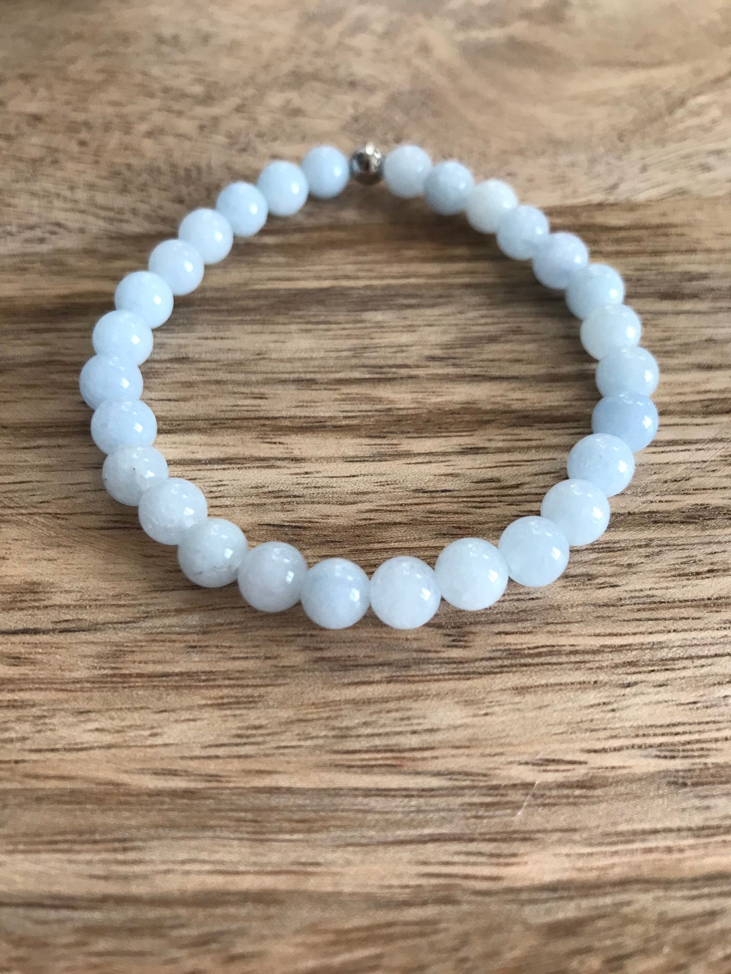 Bracelet Calmant en Calcite Bleue
