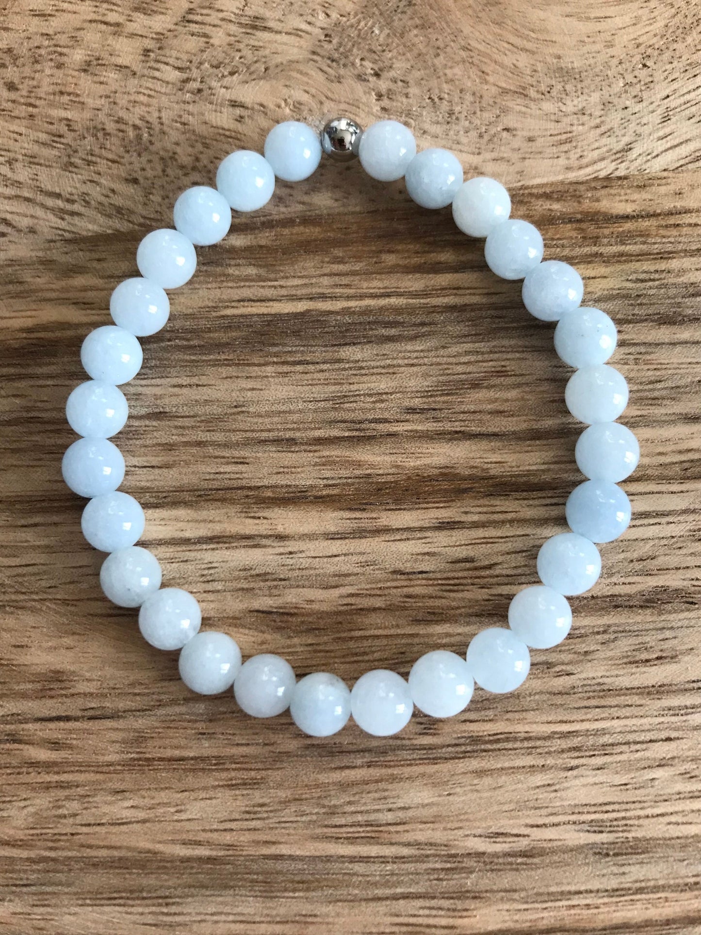 Bracelet Calmant en Calcite Bleue