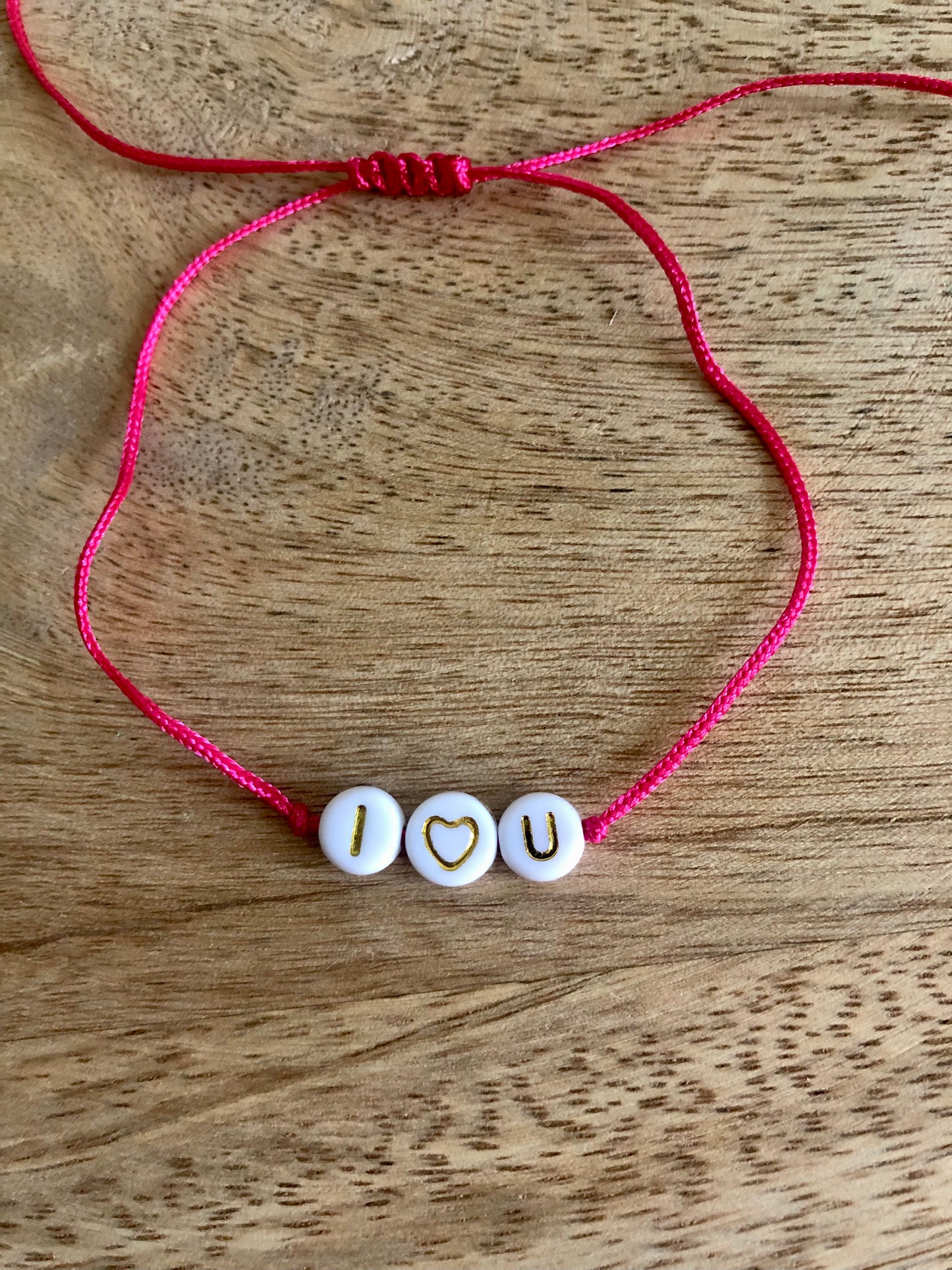 Bracelets Tissés « I Love U »
