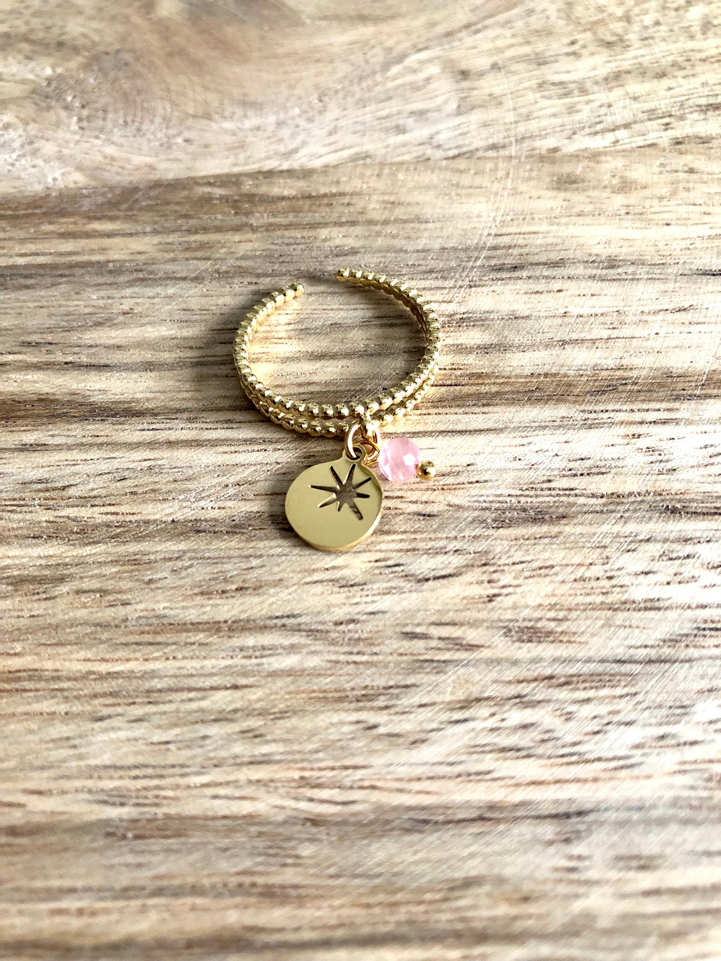 Bague double Rose des Vents