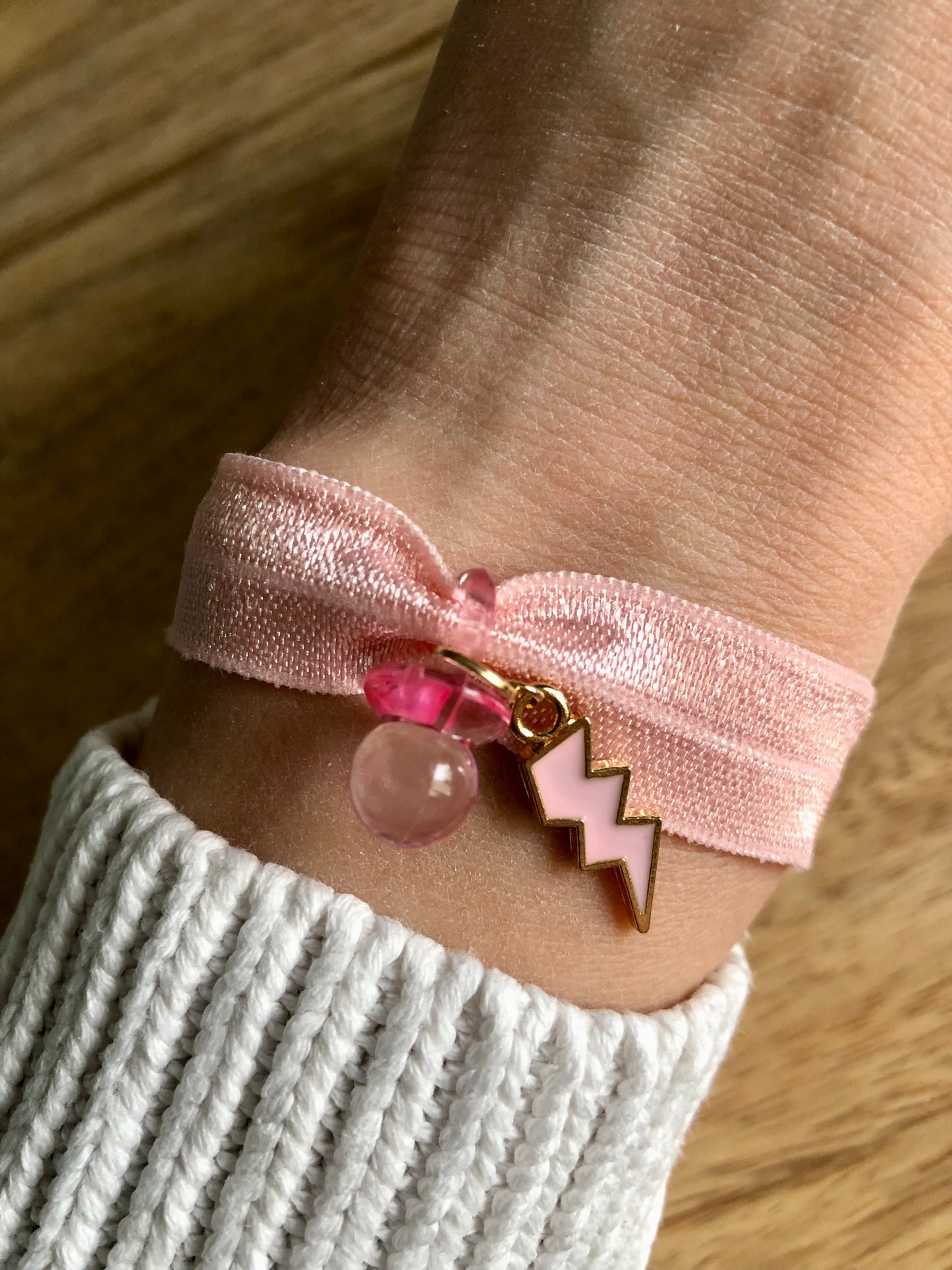Bracelet Baby à Personnaliser - Rose bébé