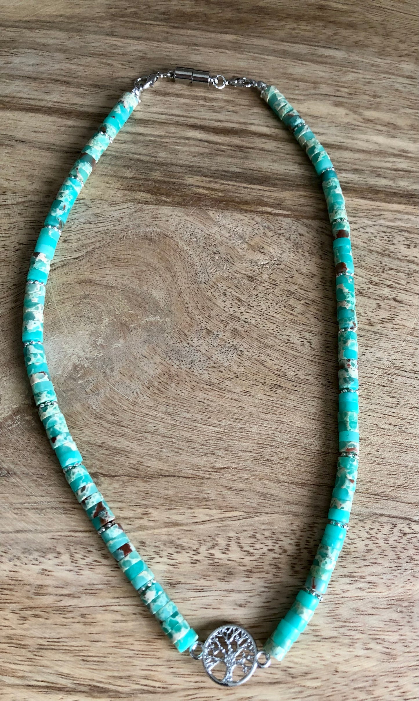 Collier Vitalité en Jaspe Shoushan